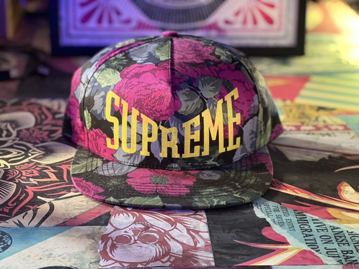 Supreme Supreme Floral 5 Panel hat Grailed