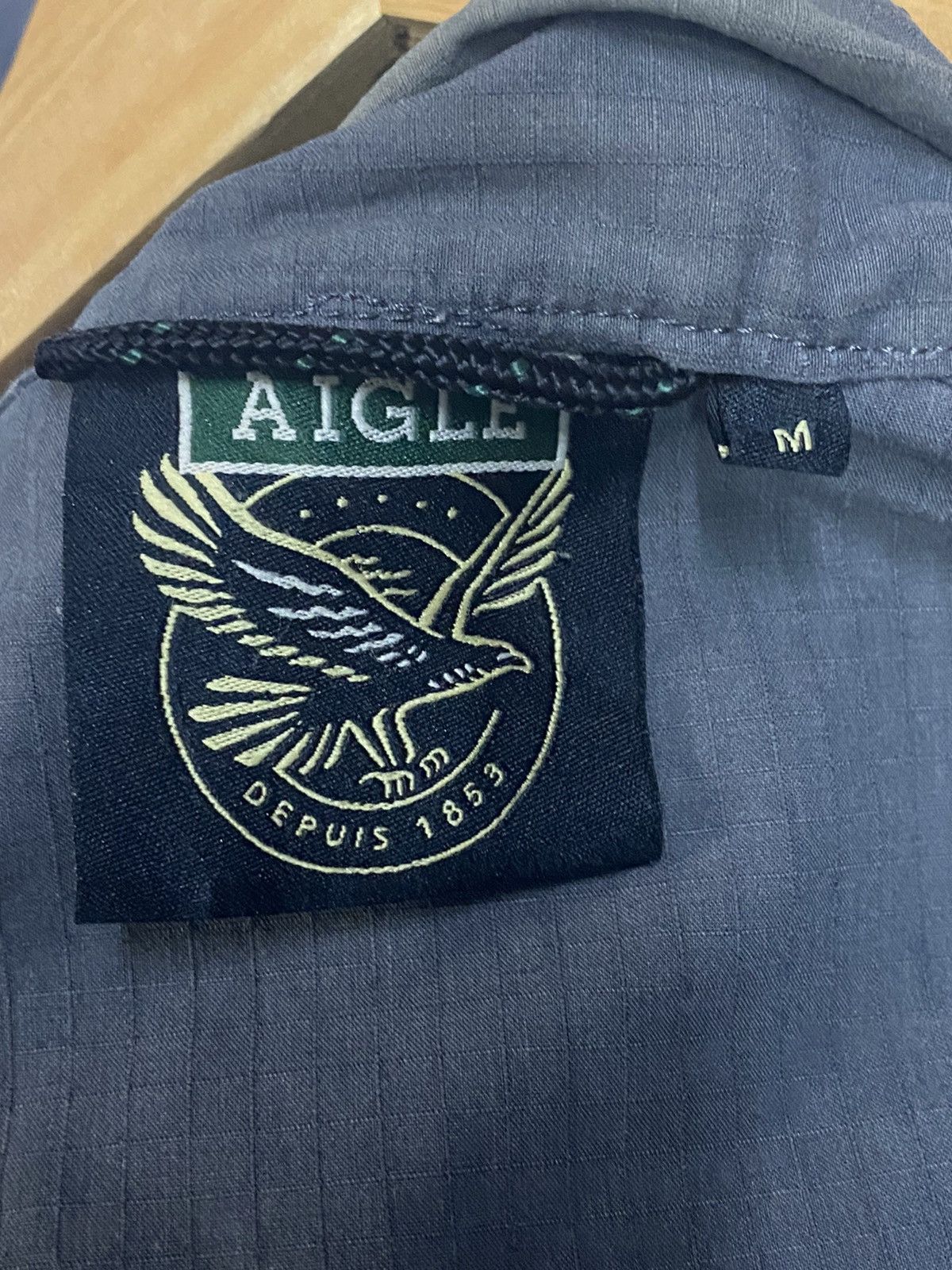 Aigle Vtg AIGLE Depuis 1853 jacket hoodie zipper multiple pocket Size US M / EU 48-50 / 2 - 12 Thumbnail