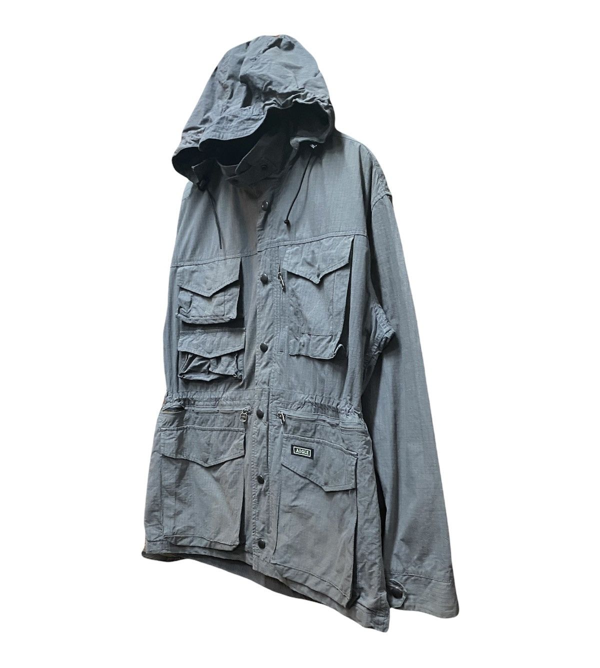 Aigle Vtg AIGLE Depuis 1853 jacket hoodie zipper multiple pocket Size US M / EU 48-50 / 2 - 3 Thumbnail