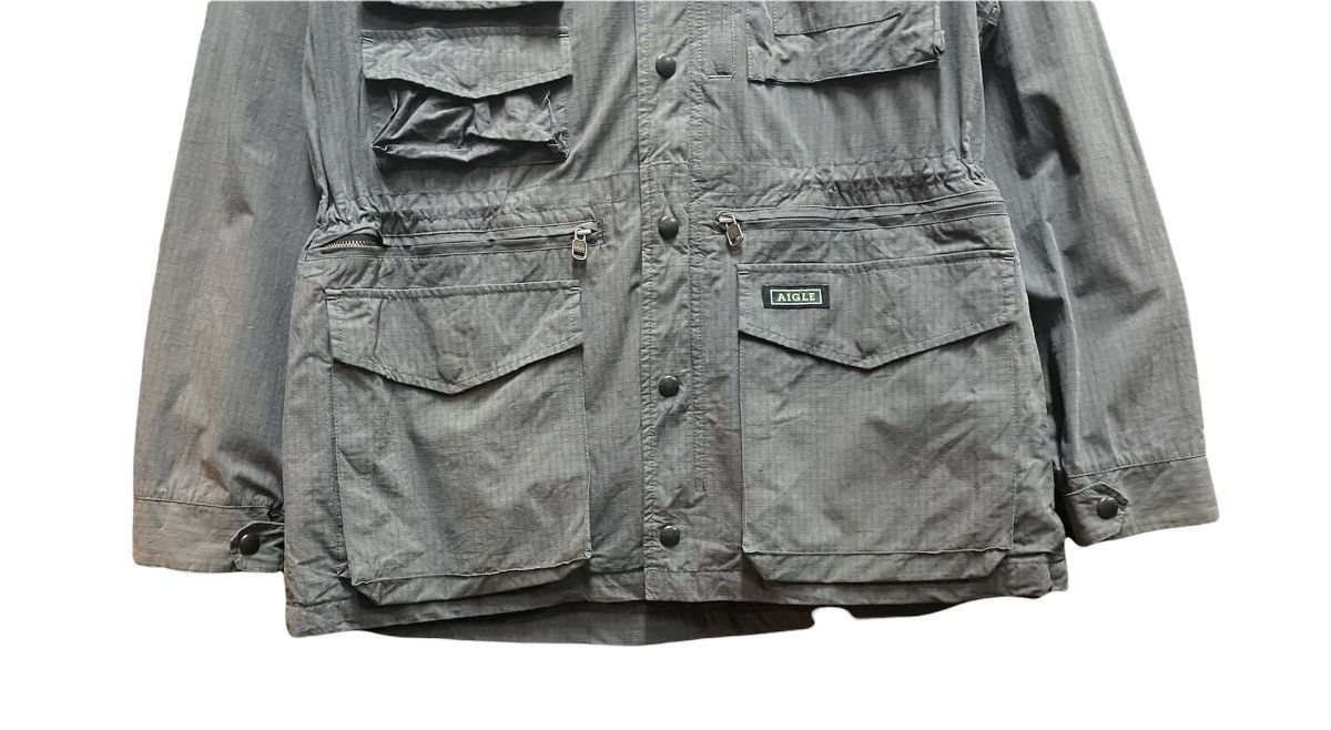 Aigle Vtg AIGLE Depuis 1853 jacket hoodie zipper multiple pocket Size US M / EU 48-50 / 2 - 5 Thumbnail