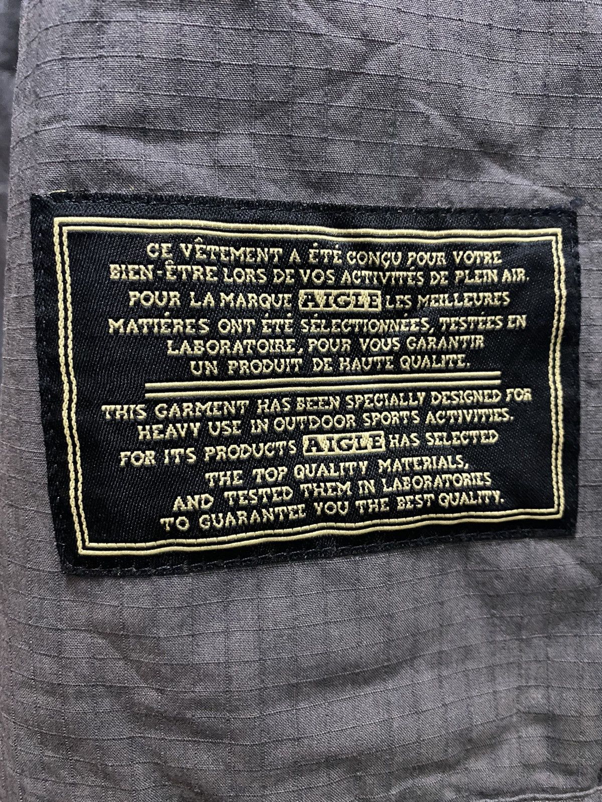 Aigle Vtg AIGLE Depuis 1853 jacket hoodie zipper multiple pocket Size US M / EU 48-50 / 2 - 10 Thumbnail