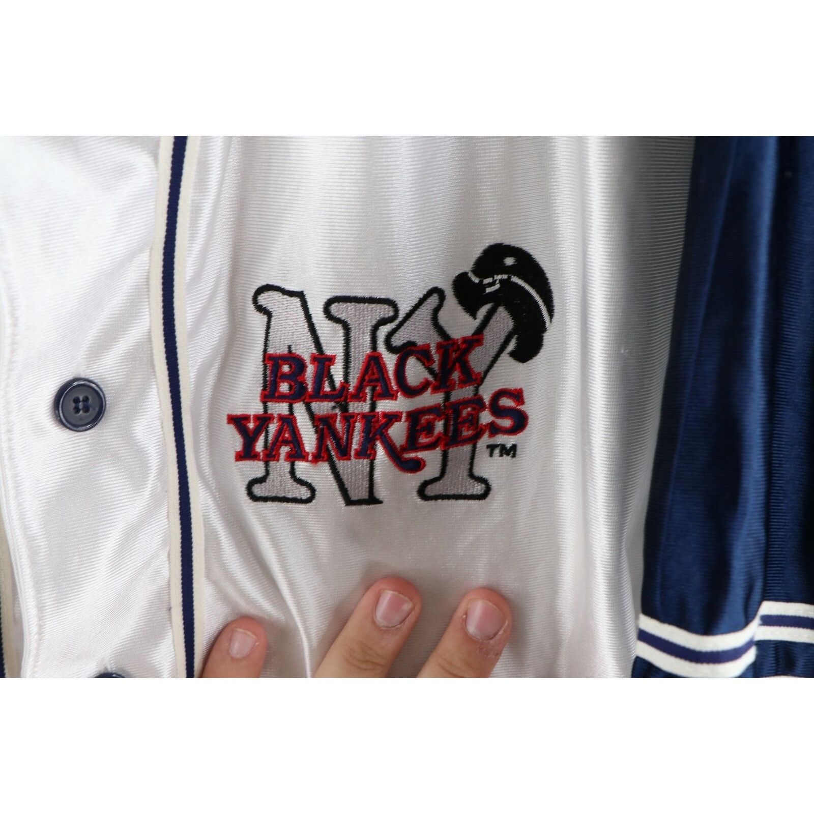 Vintage Vintage Negro League New York Black Yankees Jersey Size US XL / EU 56 / 4 - 4 Thumbnail