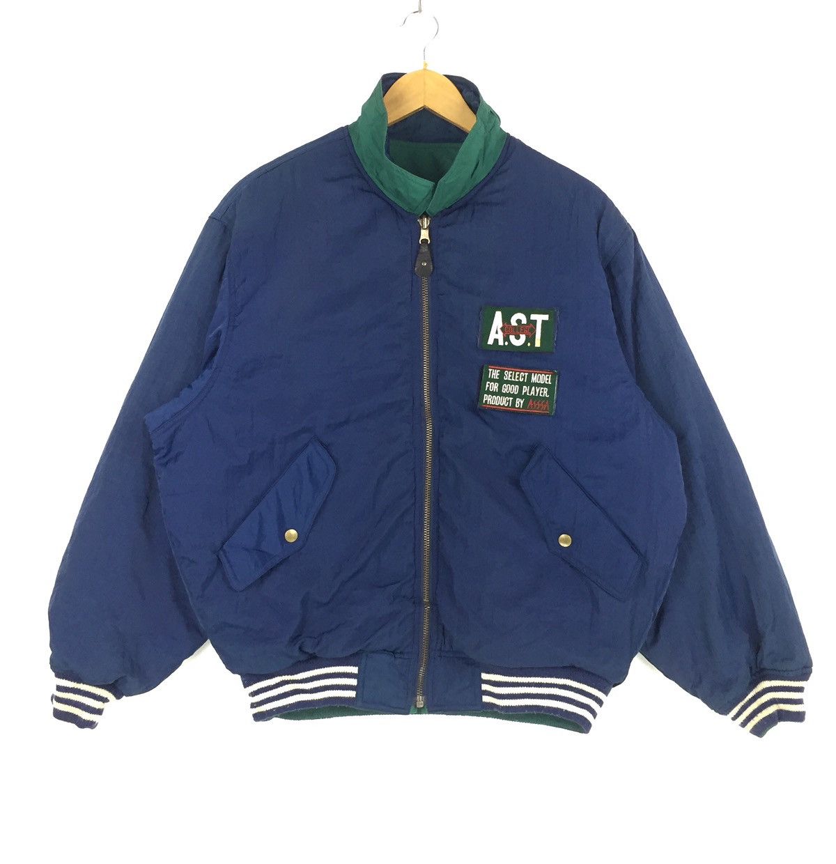 Japanese Brand Vintage 90s Studium by Asssa Studio Reversible Jacket | L Size US L / EU 52-54 / 3 - 5 Thumbnail