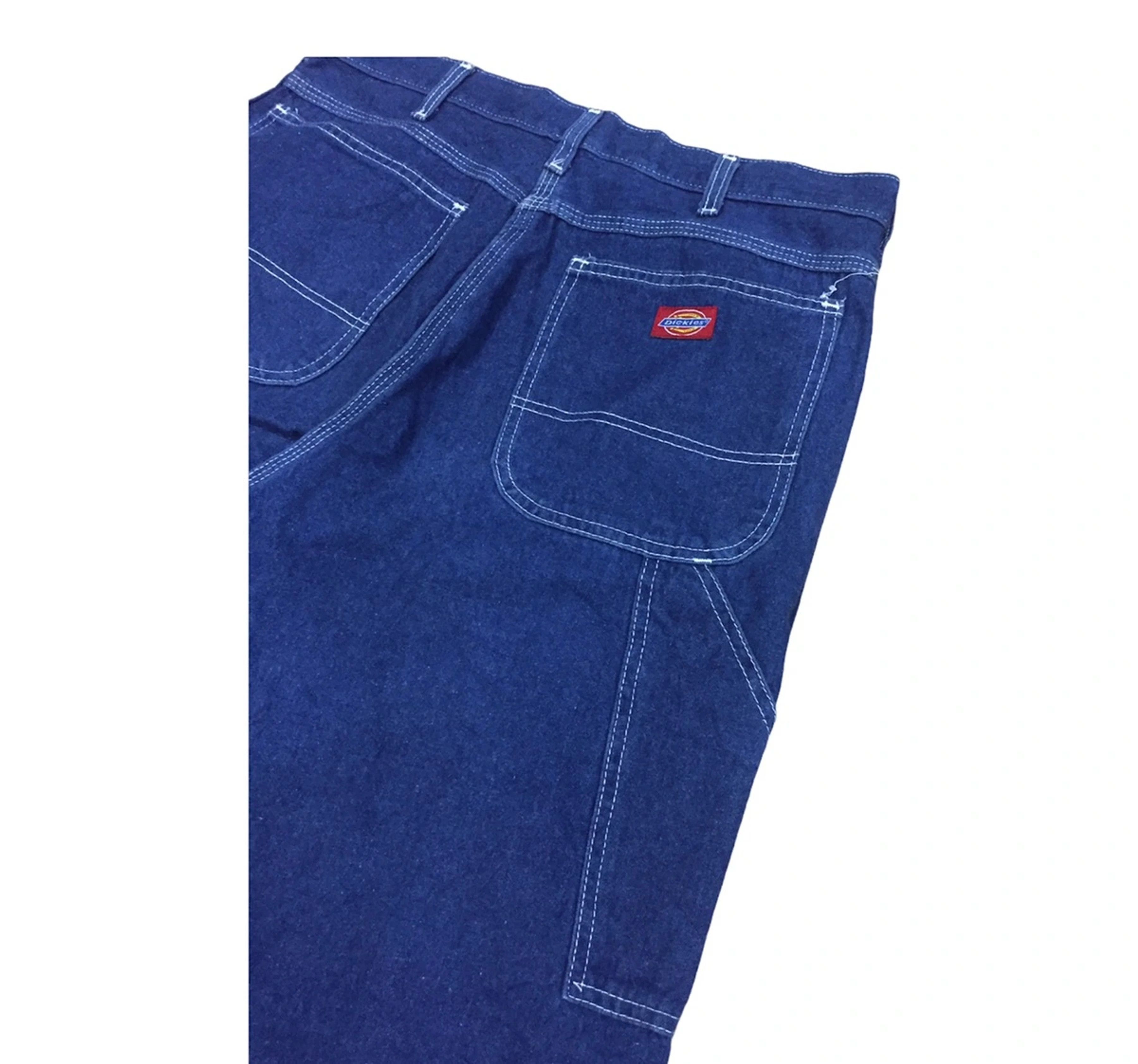 Vintage Dickies cargo workwear Blue Pant Size US 34 / EU 50 - 8 Thumbnail