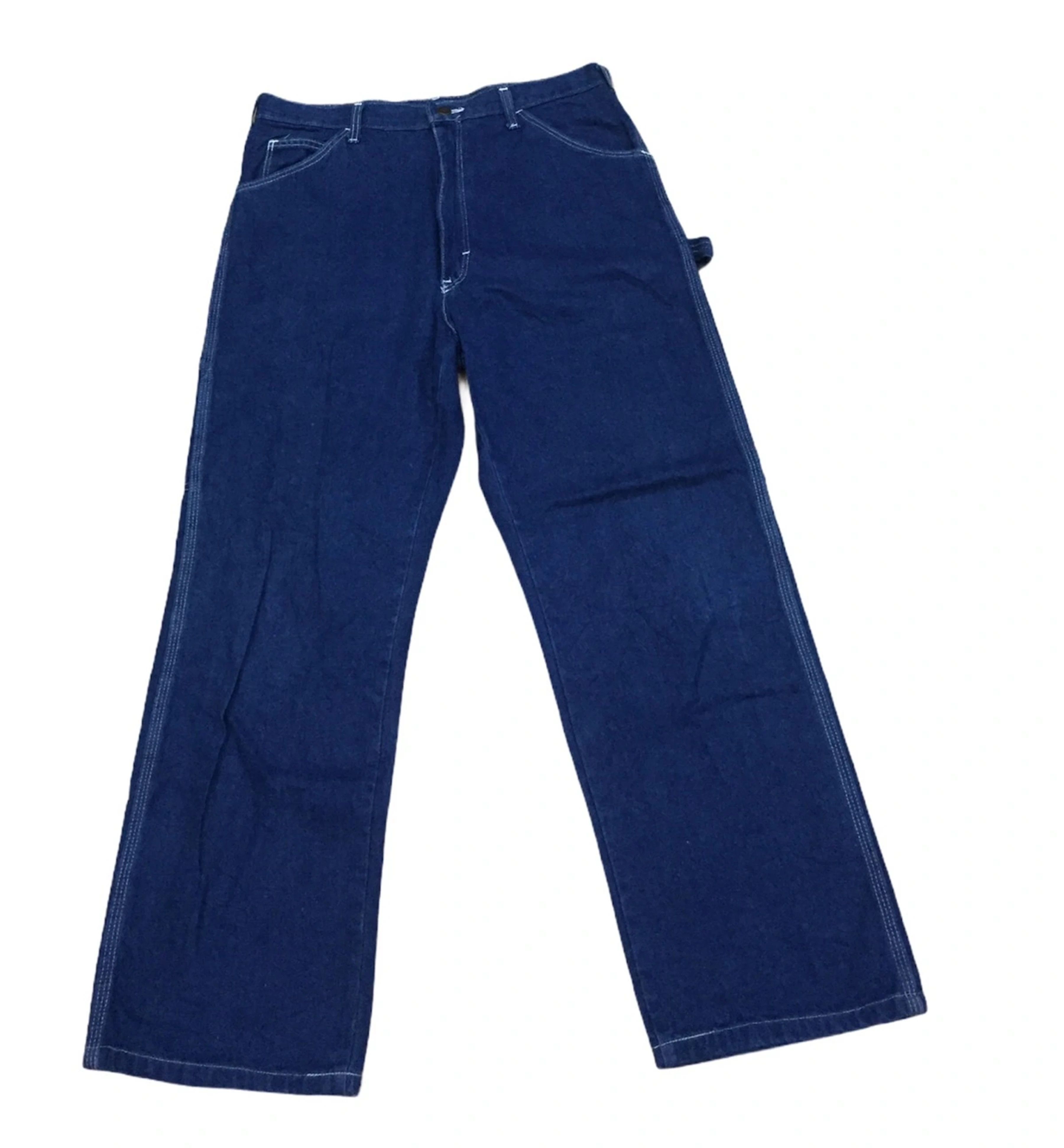 Vintage Dickies cargo workwear Blue Pant Size US 34 / EU 50 - 1 Thumbnail