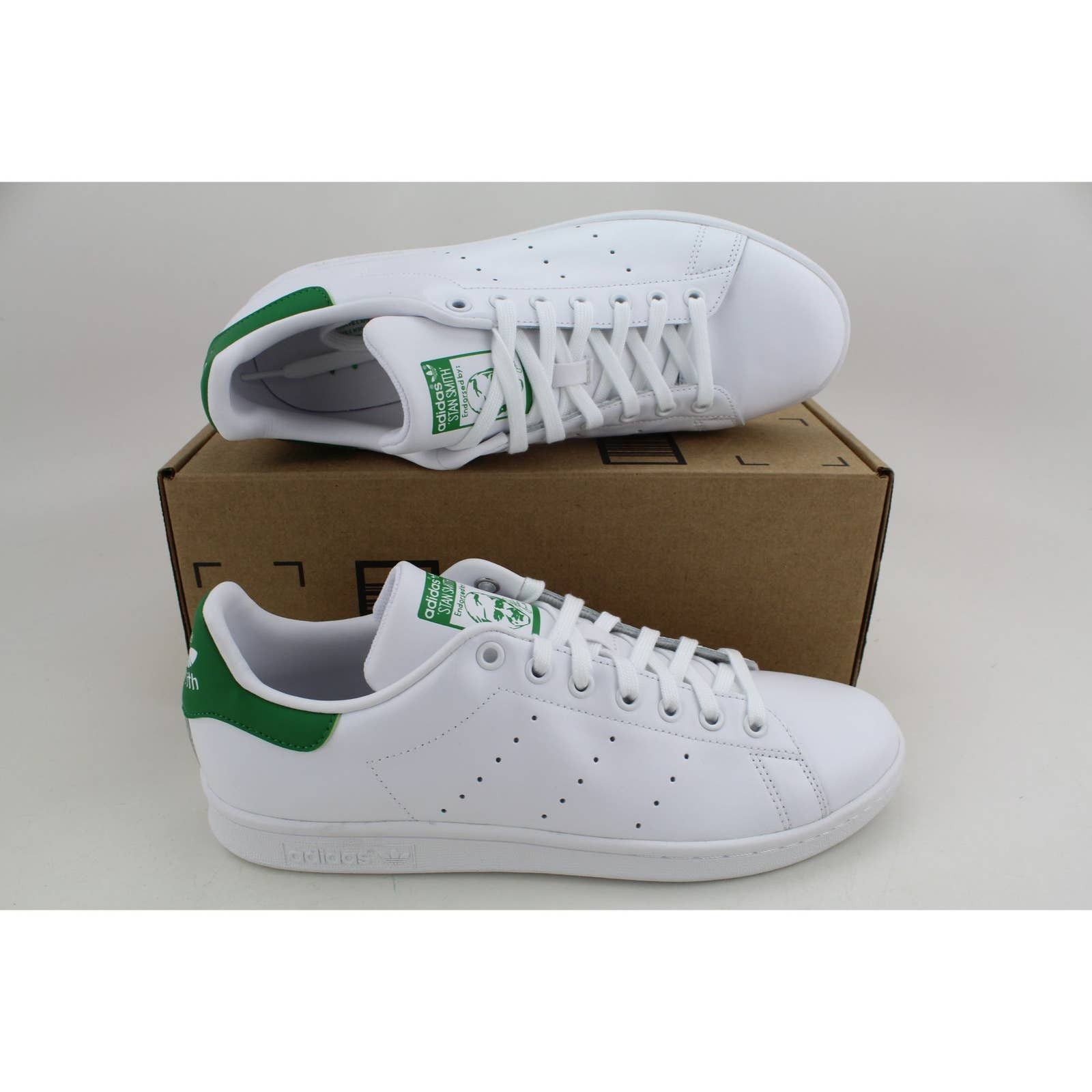 Adidas Stan Smith ftwwht/cwhite/green M20324 Size US 5.5 / EU 38 - 1 Thumbnail