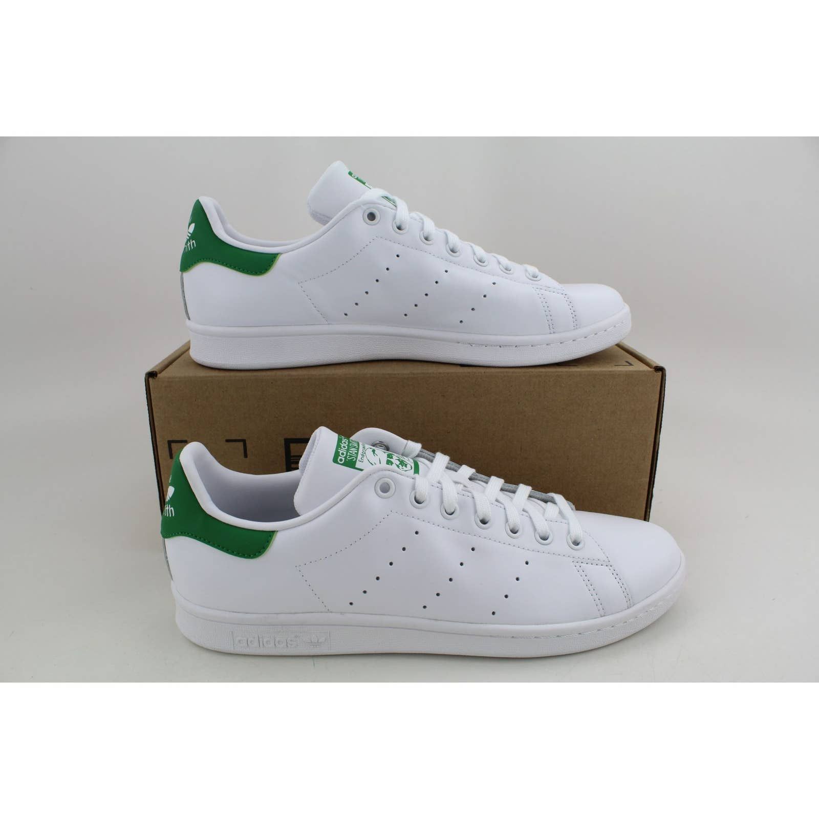 Adidas Stan Smith ftwwht/cwhite/green M20324 Size US 5.5 / EU 38 - 2 Thumbnail