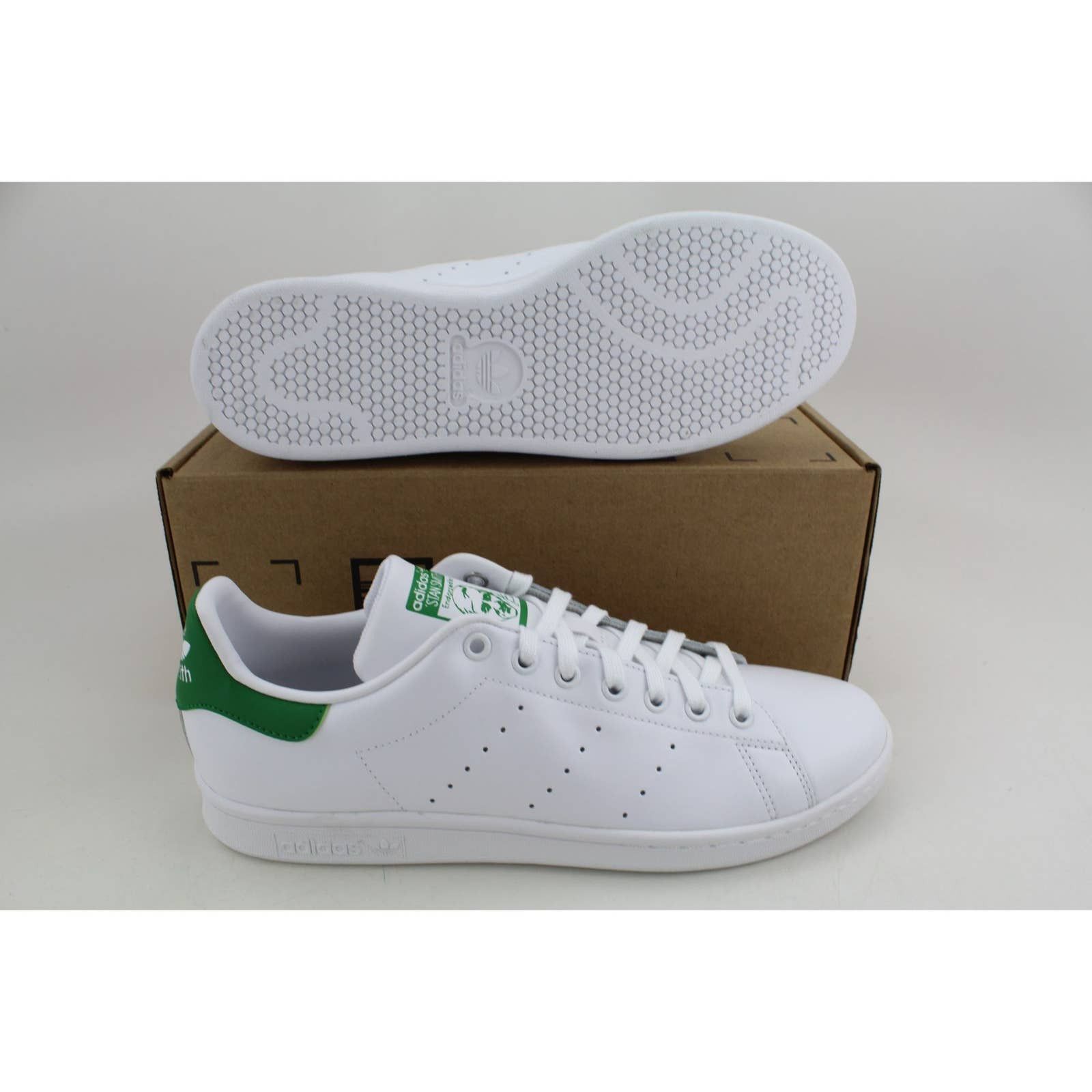 Adidas Stan Smith ftwwht/cwhite/green M20324 Size US 5.5 / EU 38 - 3 Thumbnail
