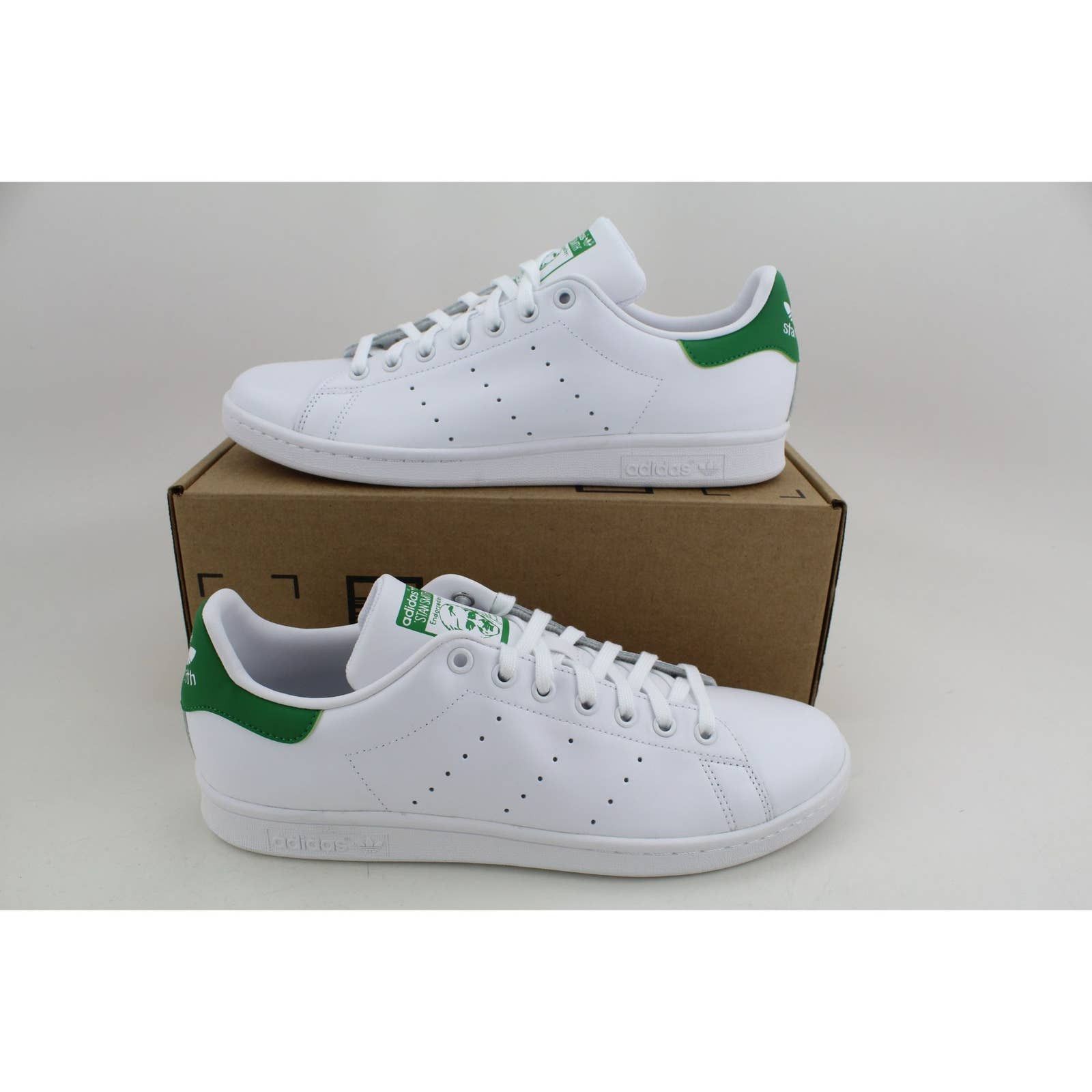 Adidas Stan Smith ftwwht/cwhite/green M20324 Size US 5.5 / EU 38 - 4 Thumbnail