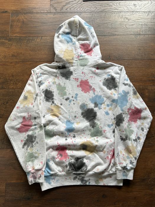 Brain dead 2024 splatter dye hoodie