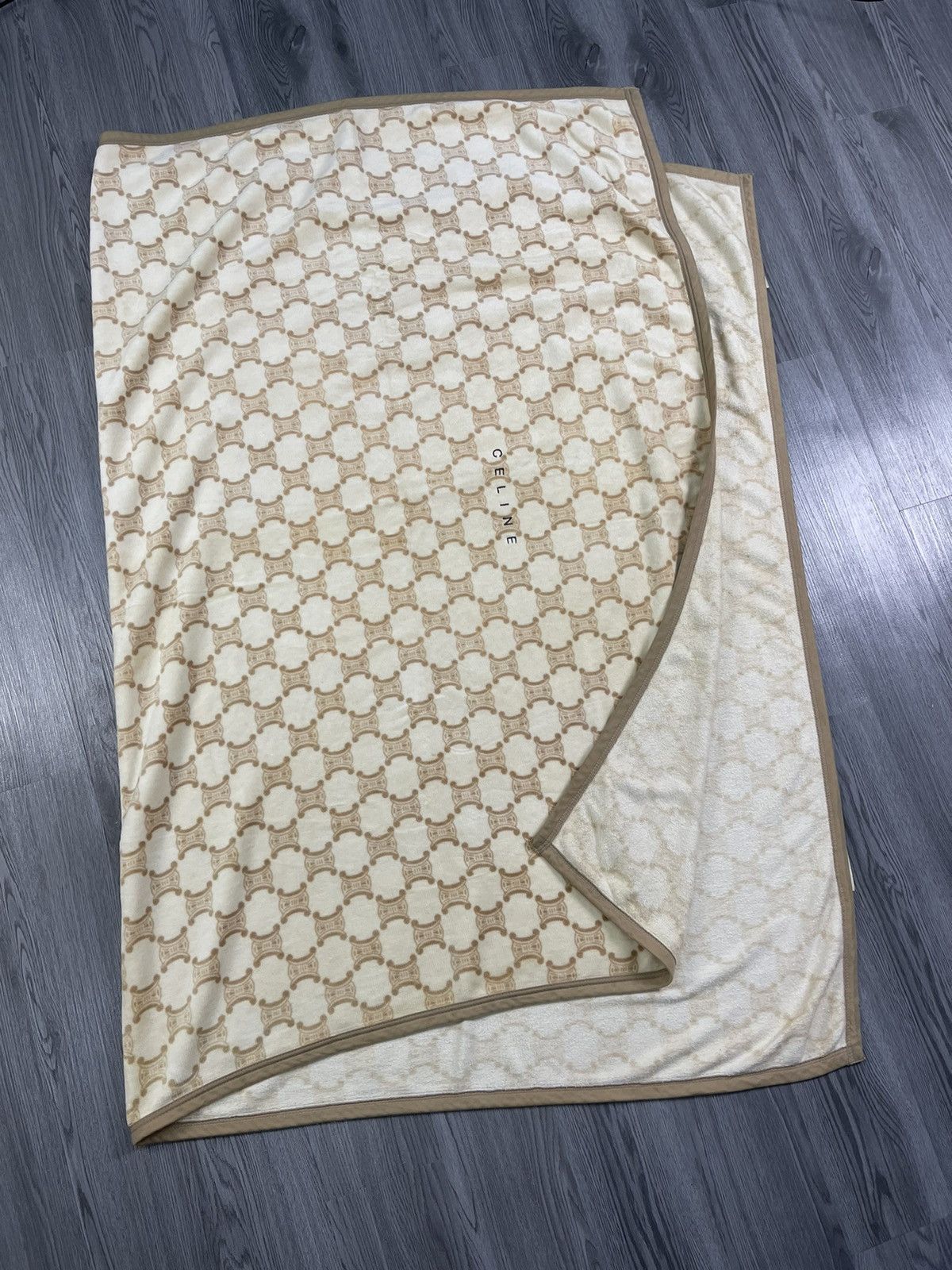 Celine Celine Monogram Single bed Blanket Size ONE SIZE - 3 Thumbnail