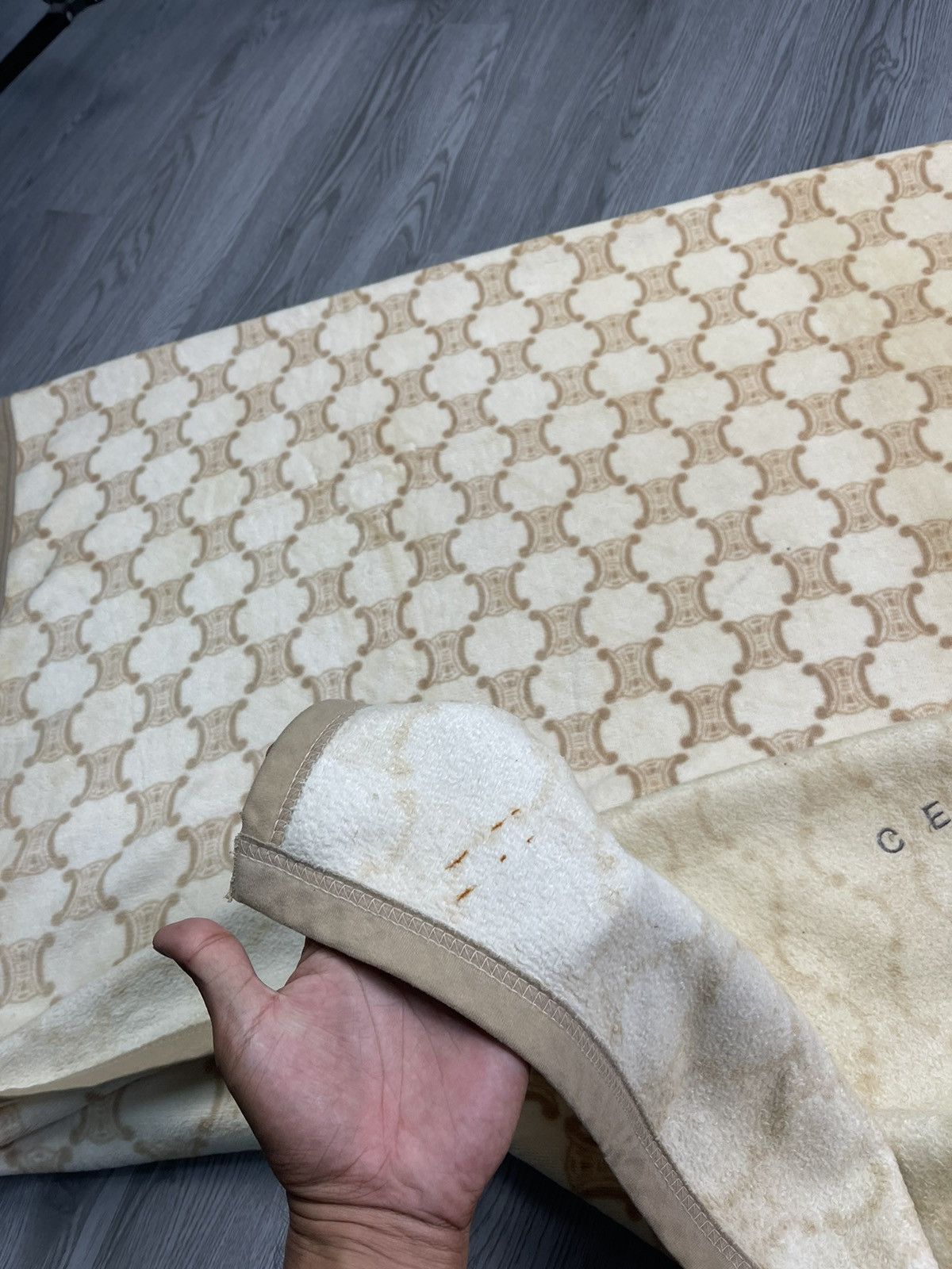 Celine Celine Monogram Single bed Blanket Size ONE SIZE - 7 Thumbnail