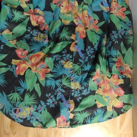 Vintage Vintage Floral Toucans Foliage Patterns Hawaiian Shirt | Grailed