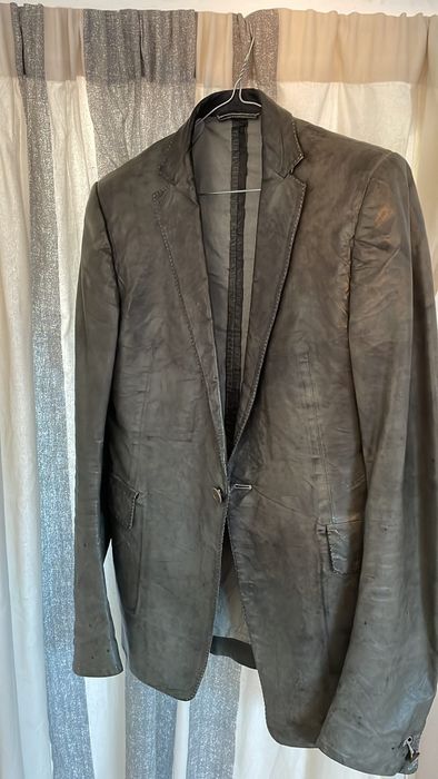 Carol Christian Poell LM/2640 ROOLS-PTC/19 - 50 - leather blazer | Grailed