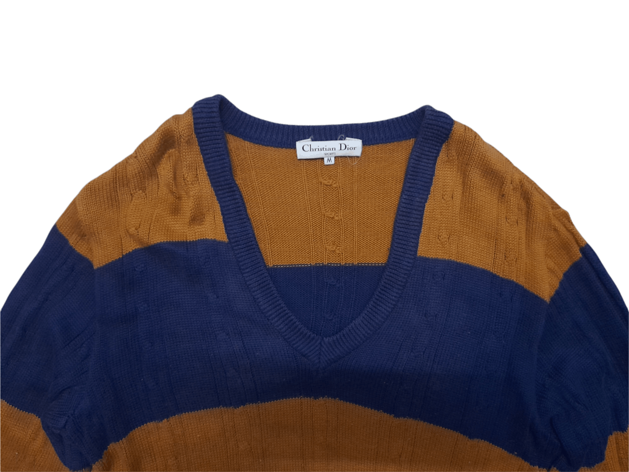 Christian Dior Monsieur Christian Dior Sport Cable Knitwear (D843) Size US M / EU 48-50 / 2 - 2 Thumbnail