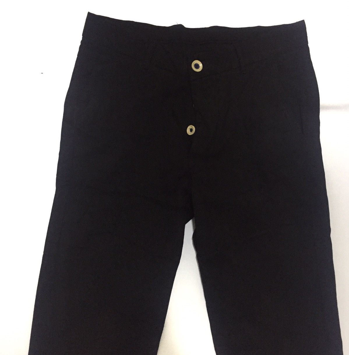 Lanvin LANVIN Paris black cotton trousers pants authentic - Size US 29 - 2 Thumbnail