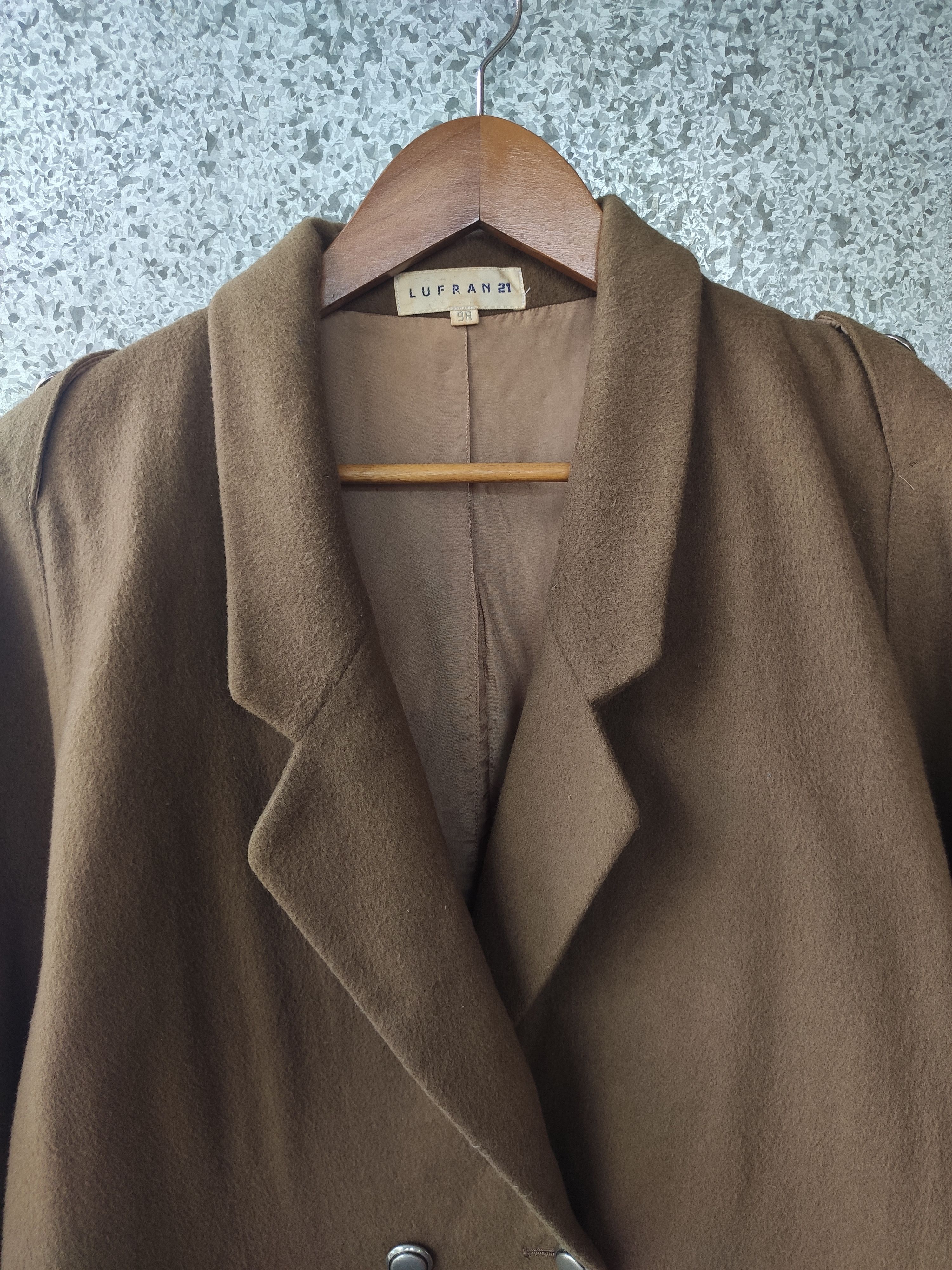 Japanese Brand Lufran 21 coat wool jacket Size US M / EU 48-50 / 2 - 2 Thumbnail