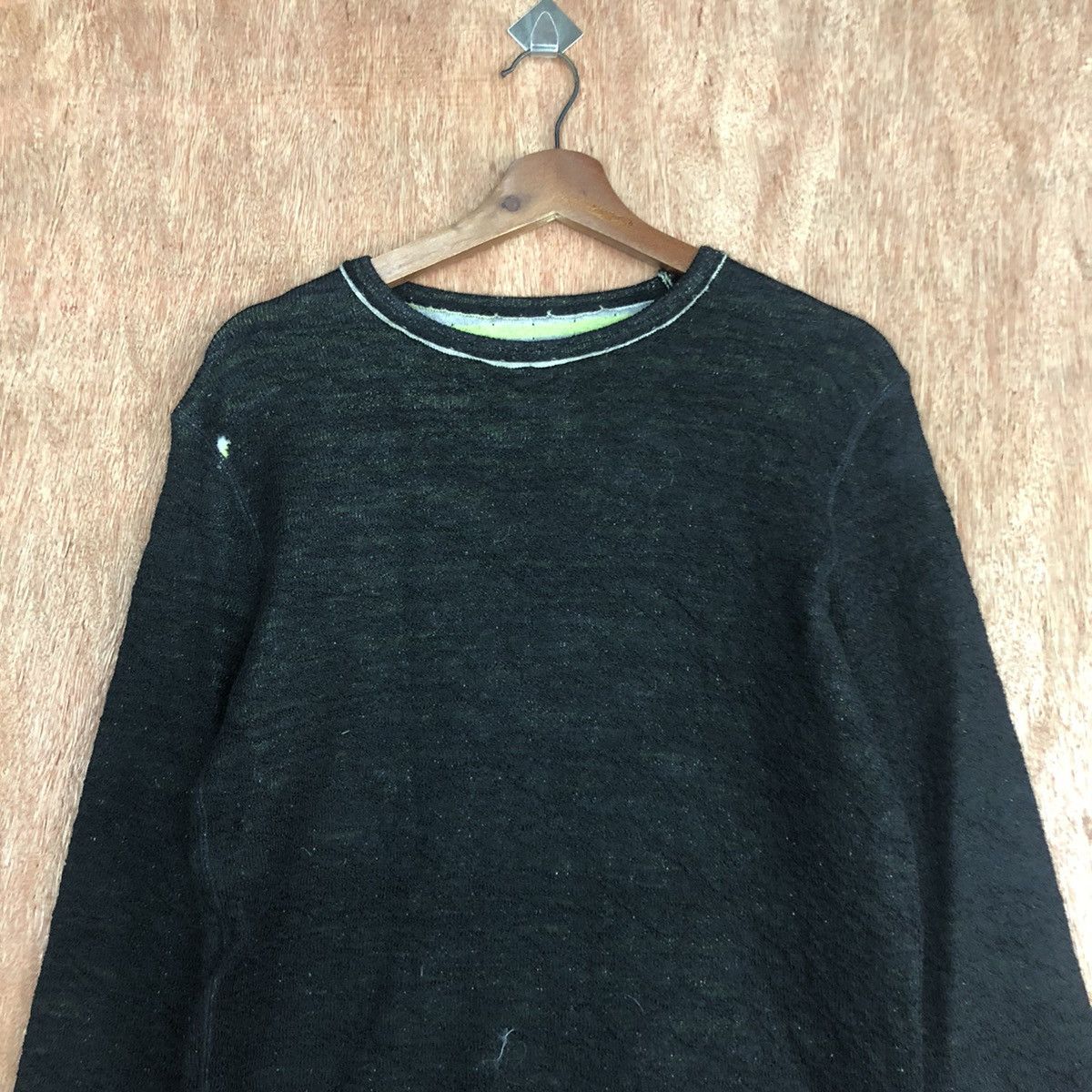 Homespun Knitwear × SHIPS DLL Ships Black Knitwear distressed streetwear #c593 Size US M / EU 48-50 / 2 - 8 Thumbnail