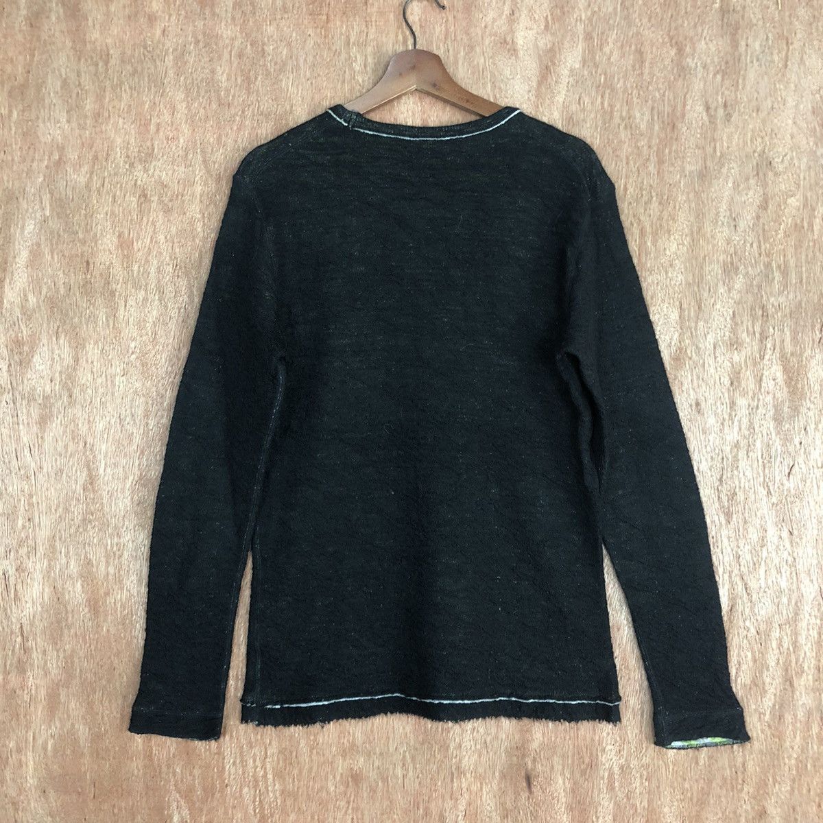 Homespun Knitwear × SHIPS DLL Ships Black Knitwear distressed streetwear #c593 Size US M / EU 48-50 / 2 - 10 Thumbnail