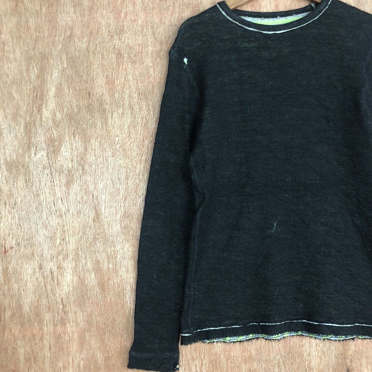 Homespun Knitwear × SHIPS DLL Ships Black Knitwear distressed streetwear #c593 Size US M / EU 48-50 / 2 - 7 Thumbnail