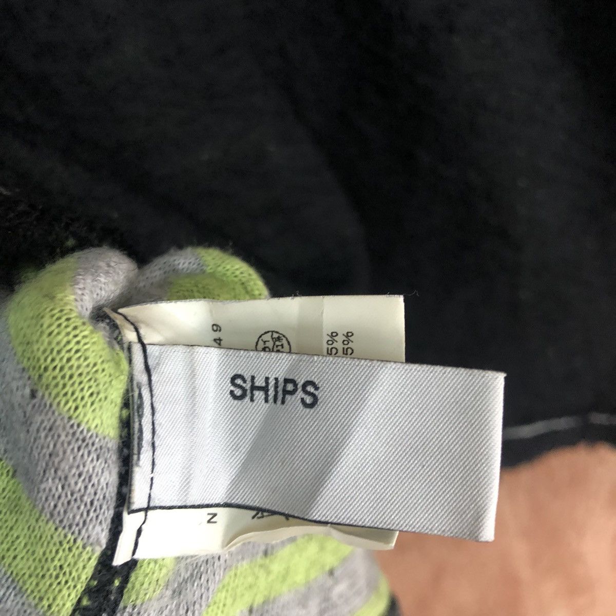 Homespun Knitwear × SHIPS DLL Ships Black Knitwear distressed streetwear #c593 Size US M / EU 48-50 / 2 - 11 Thumbnail