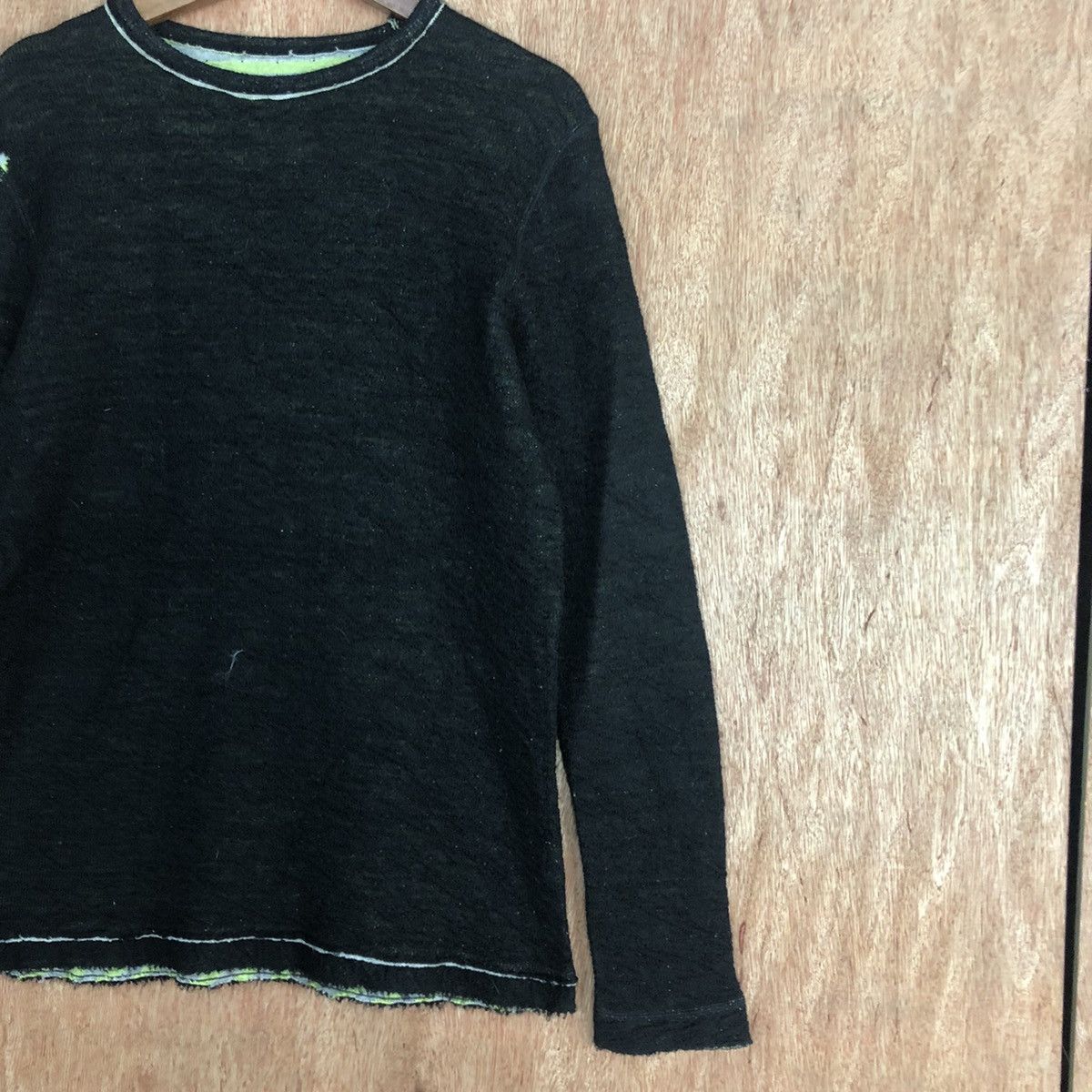 Homespun Knitwear × SHIPS DLL Ships Black Knitwear distressed streetwear #c593 Size US M / EU 48-50 / 2 - 5 Thumbnail