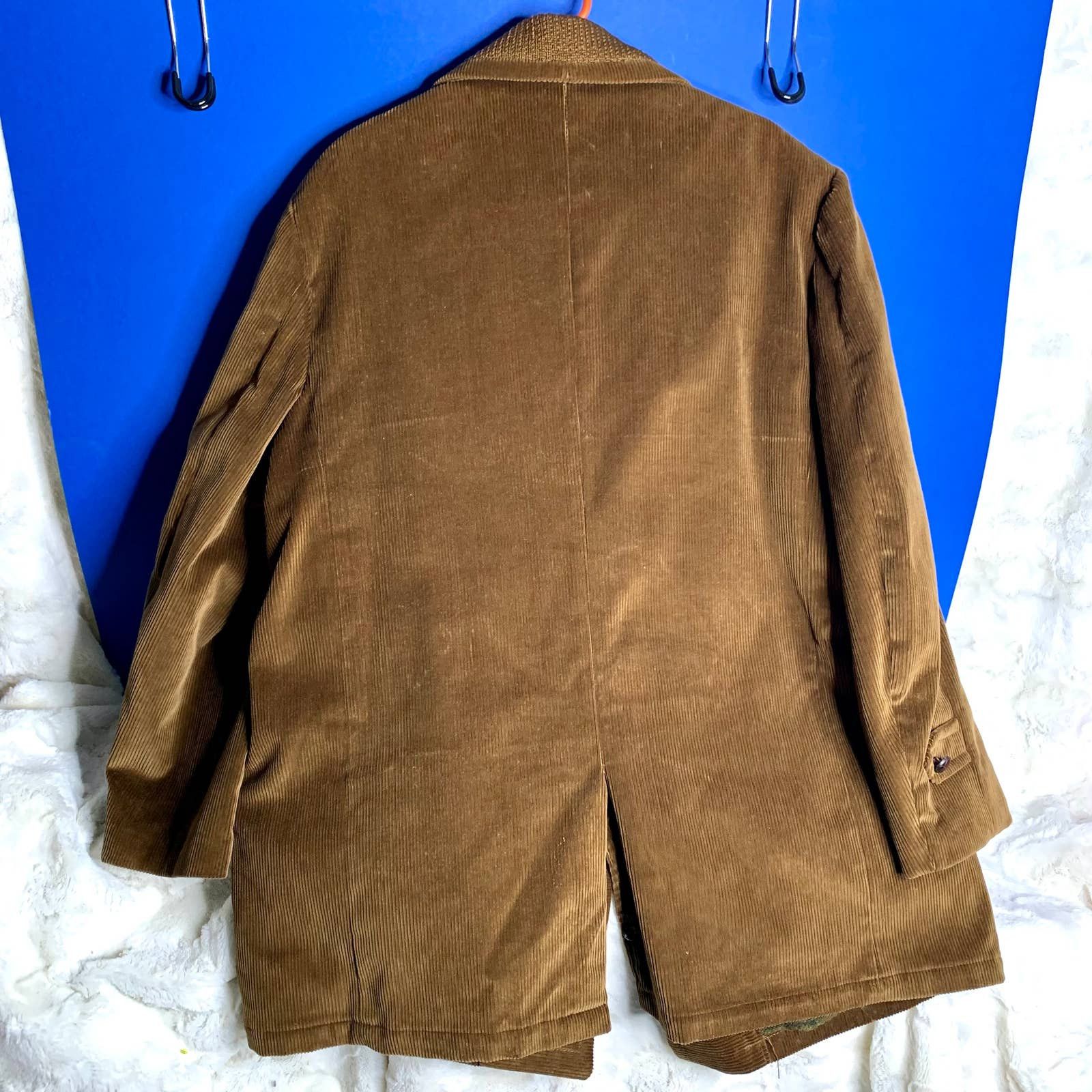 Vintage Sears, Roebuck and Co. Camel Brown Corduroy Blazer factory Size 10