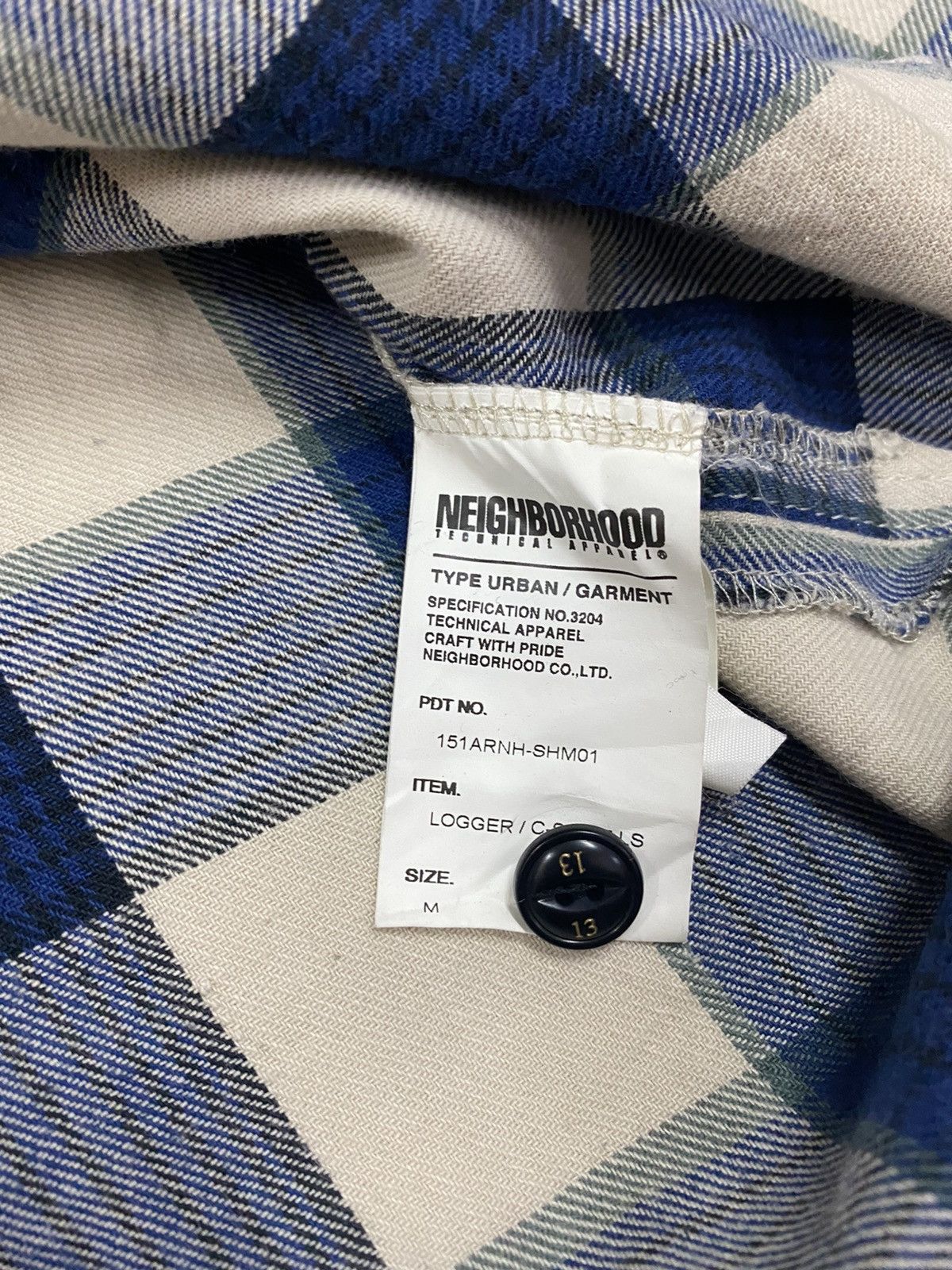 Neighborhood × Wtaps Neighborhood Craft With Pride Logger Flannel Tartan Size US M / EU 48-50 / 2 - 16 Thumbnail