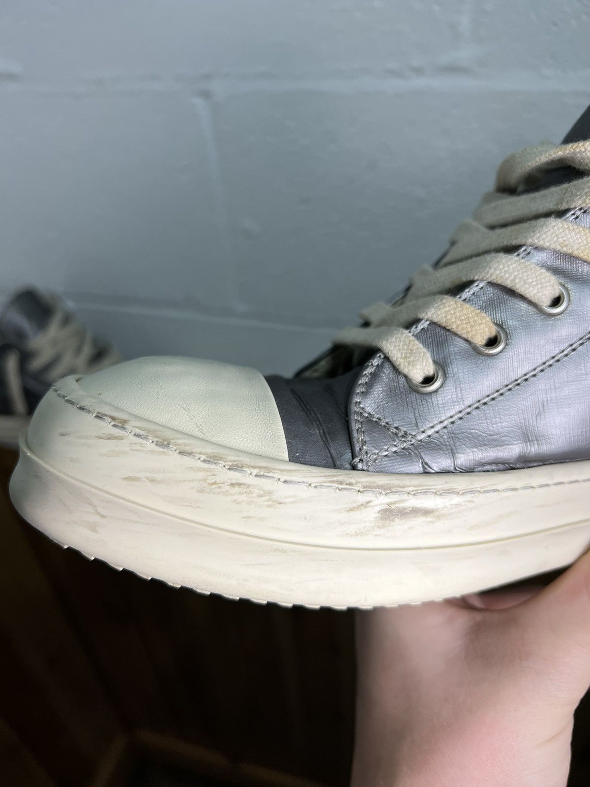 Rick Owens Rick Owens Drkshdw silver shoes Size US 10 / EU 43 - 7 Thumbnail