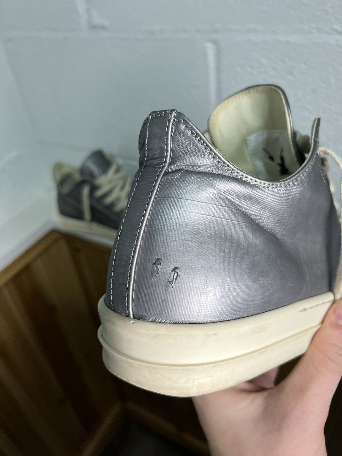 Rick Owens Rick Owens Drkshdw silver shoes Size US 10 / EU 43 - 8 Thumbnail