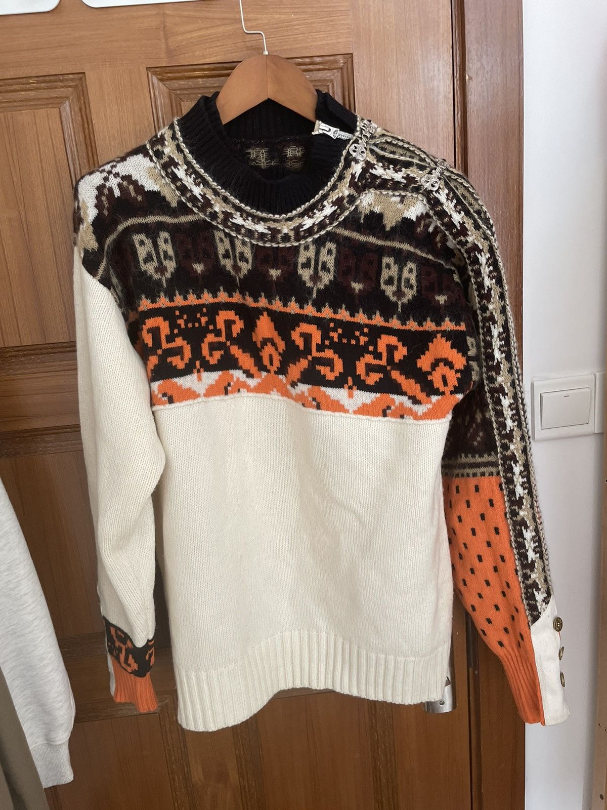 Sacai Sacai knit sweater，Undercover Prada Givenchy Size US M / EU 48-50 / 2 - 1 Thumbnail