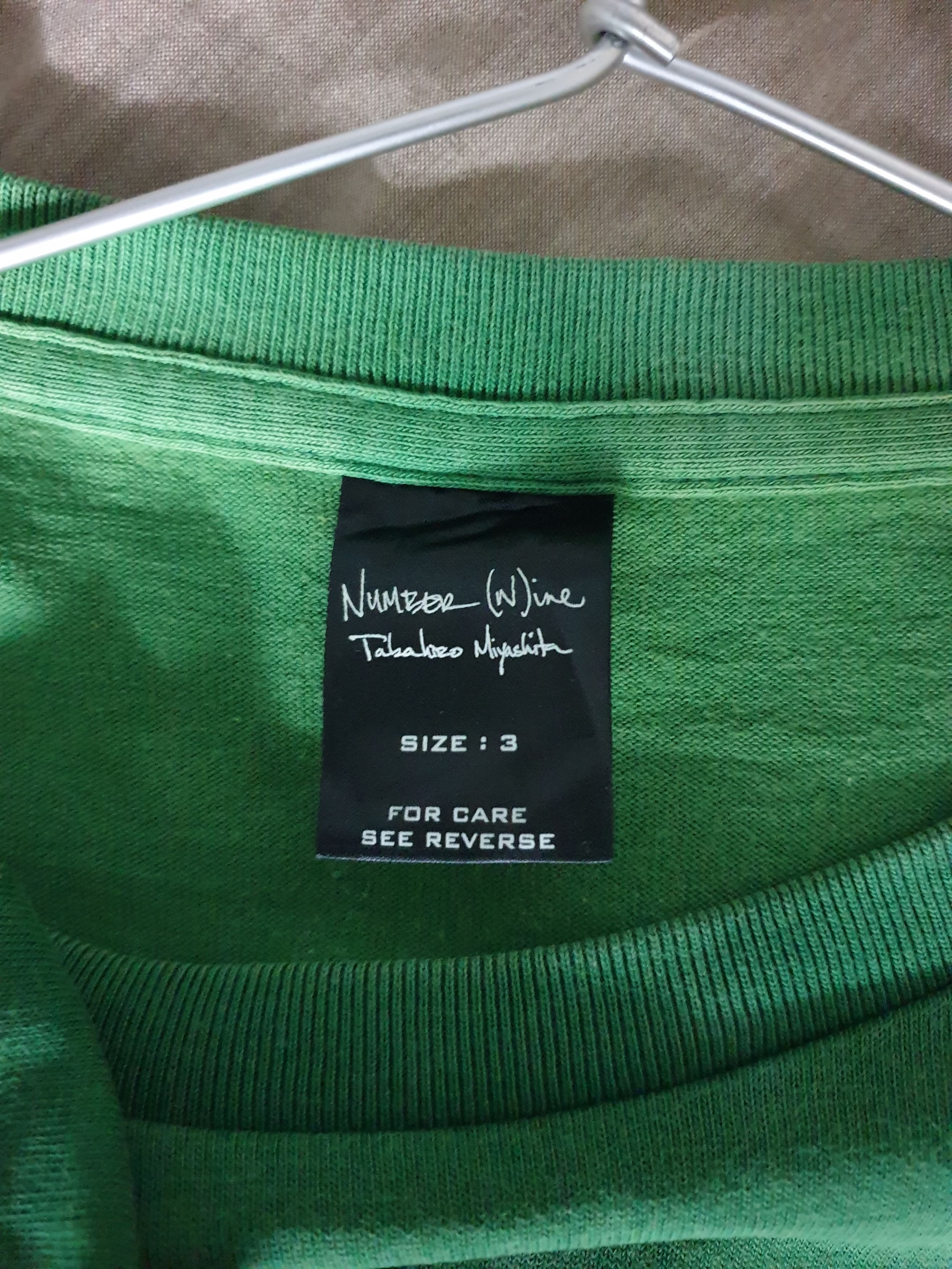 Number (N)ine Vintage Number (N)ine x Rolling Stone ls tee Size US L / EU 52-54 / 3 - 4 Thumbnail