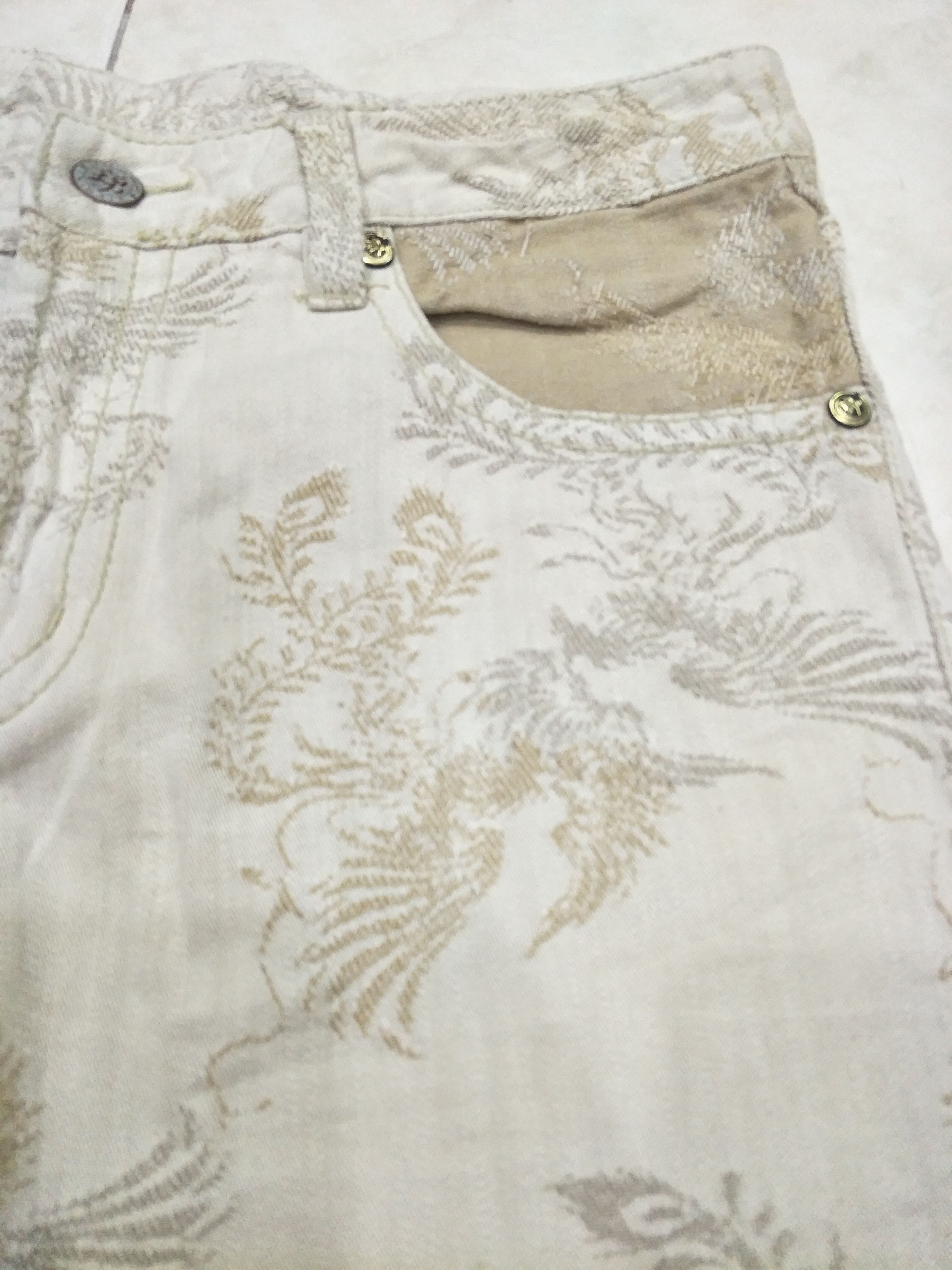Japanese Brand Oriental Brand Nishiki Two cock fighting embroidery denim Size US 34 / EU 50 - 11 Thumbnail