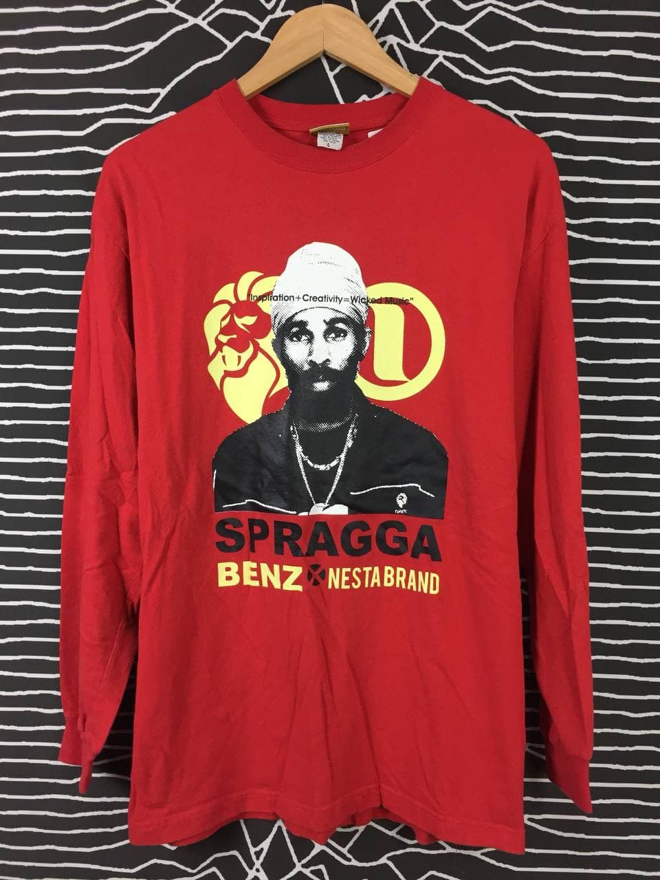 Bob Marley Vtg Spragga Benz Nesta Brand Reggae Music Hip Hop Rap Tees Size US L / EU 52-54 / 3 - 2 Thumbnail