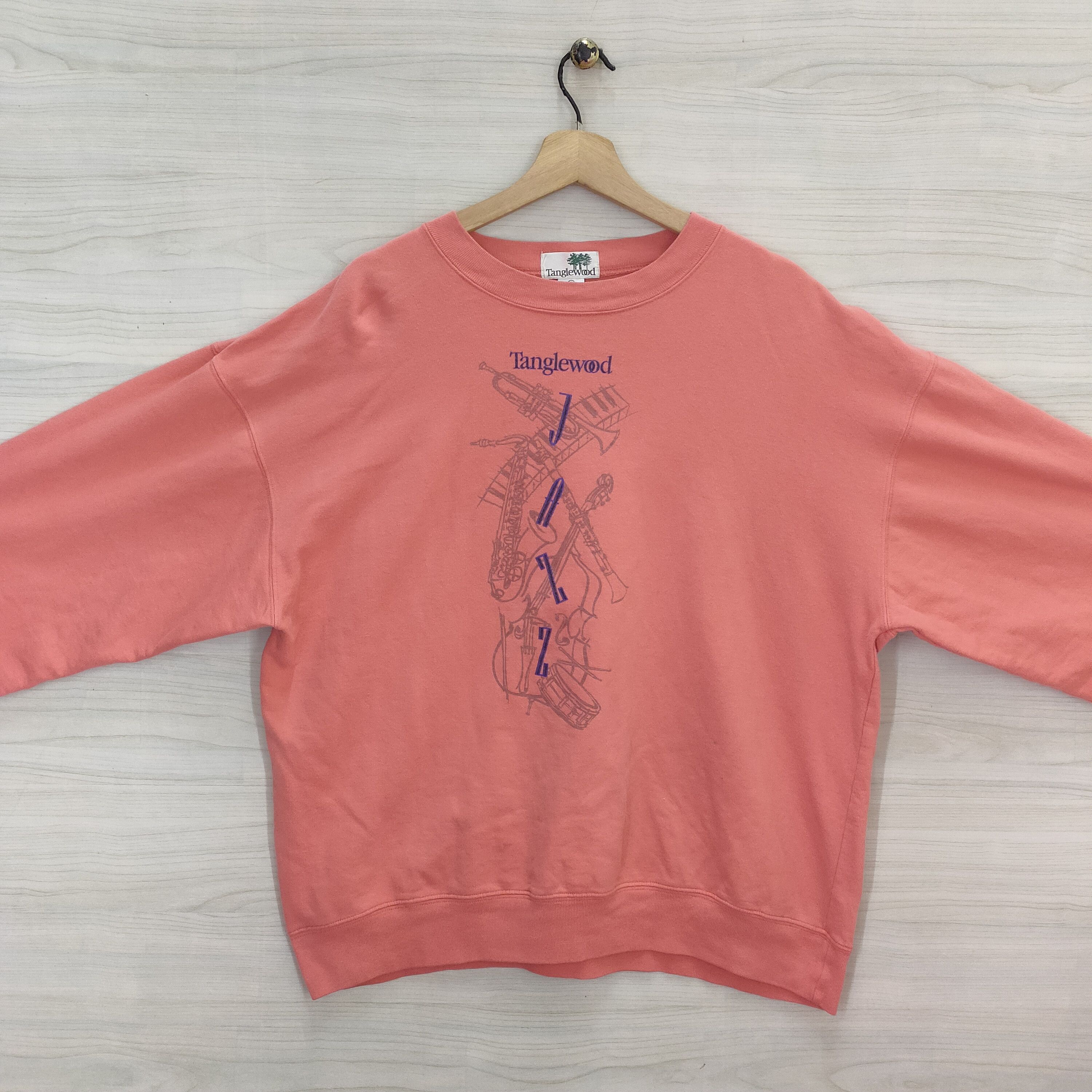Japanese Brand Vtg 90s Tanglewoo Crewneck Vintage Jazz Music Sweater Size US XL / EU 56 / 4 - 2 Thumbnail