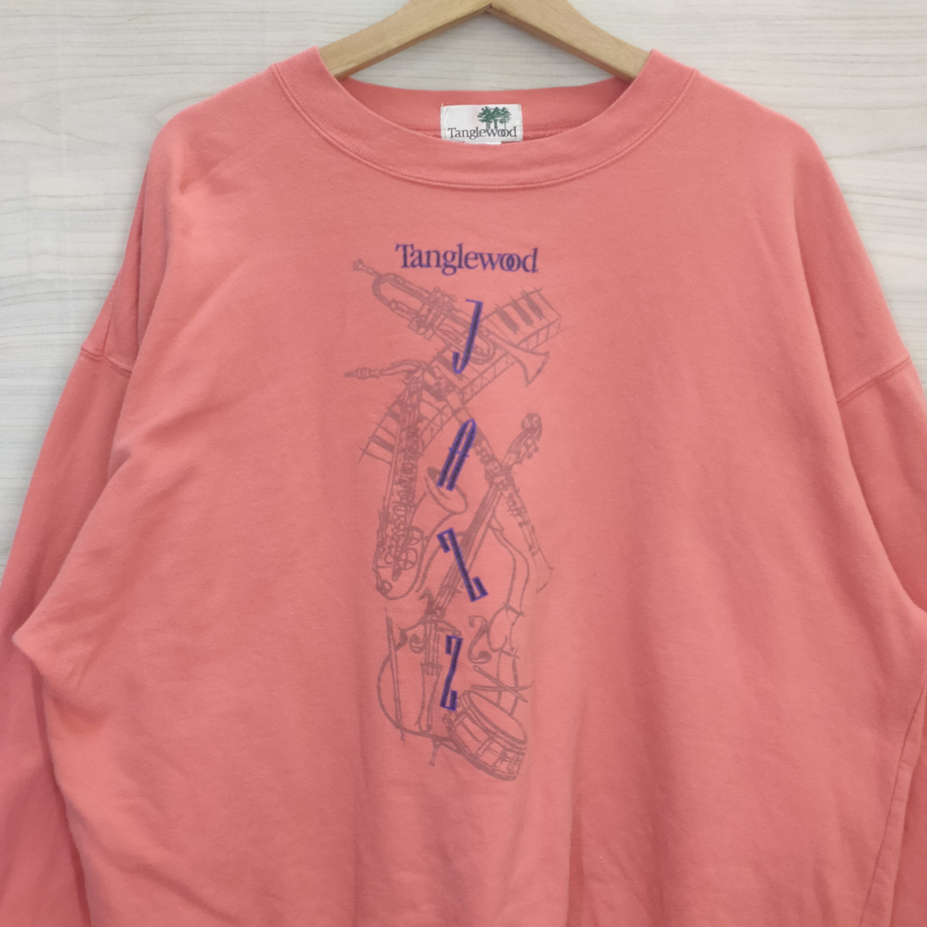 Japanese Brand Vtg 90s Tanglewoo Crewneck Vintage Jazz Music Sweater Size US XL / EU 56 / 4 - 4 Thumbnail