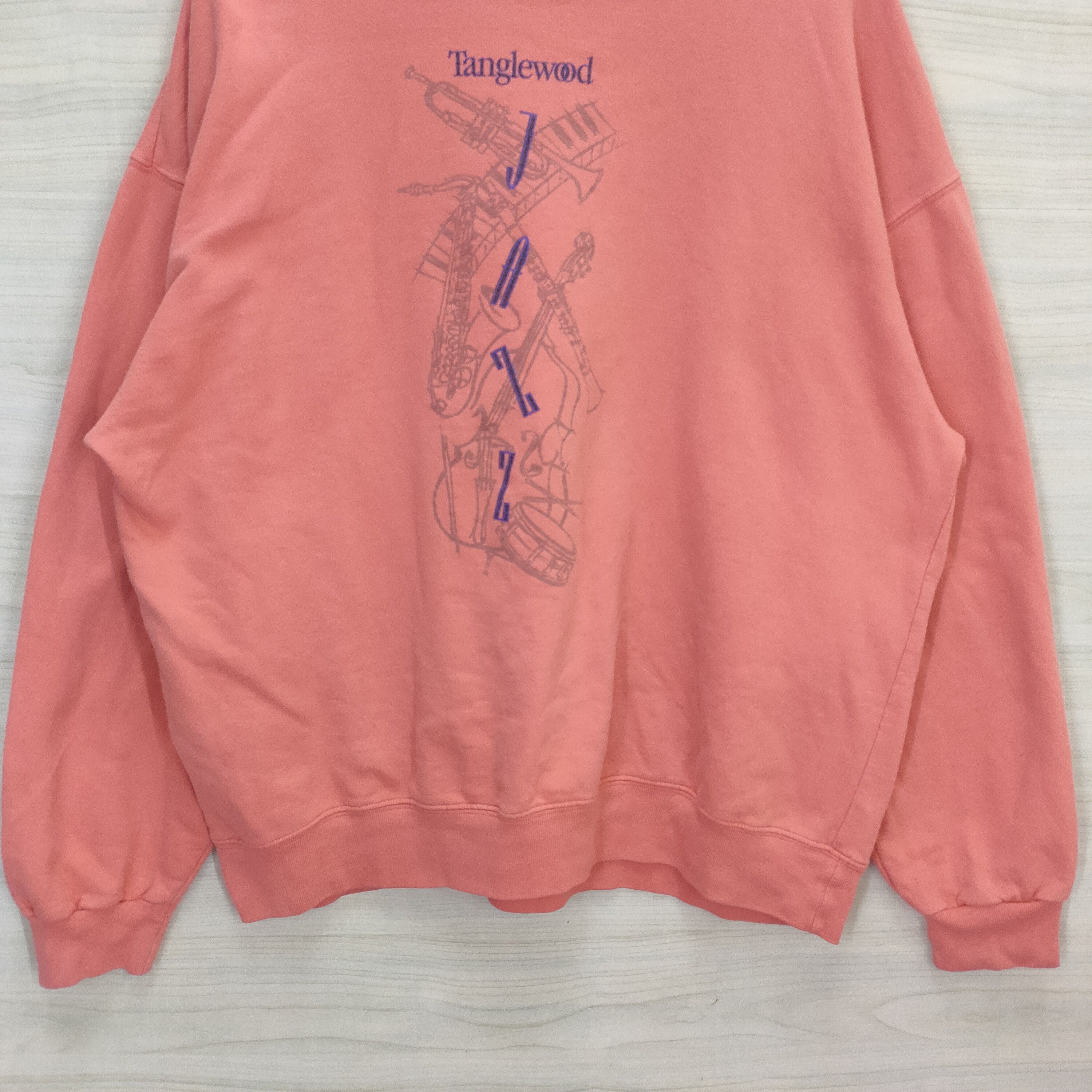 Japanese Brand Vtg 90s Tanglewoo Crewneck Vintage Jazz Music Sweater Size US XL / EU 56 / 4 - 5 Thumbnail