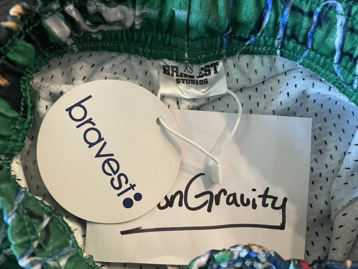 Bravest Studios Bravest Studios Jean-Michel Basquiat Shorts Green Size XS Size US 28 / EU 44 - 3 Thumbnail