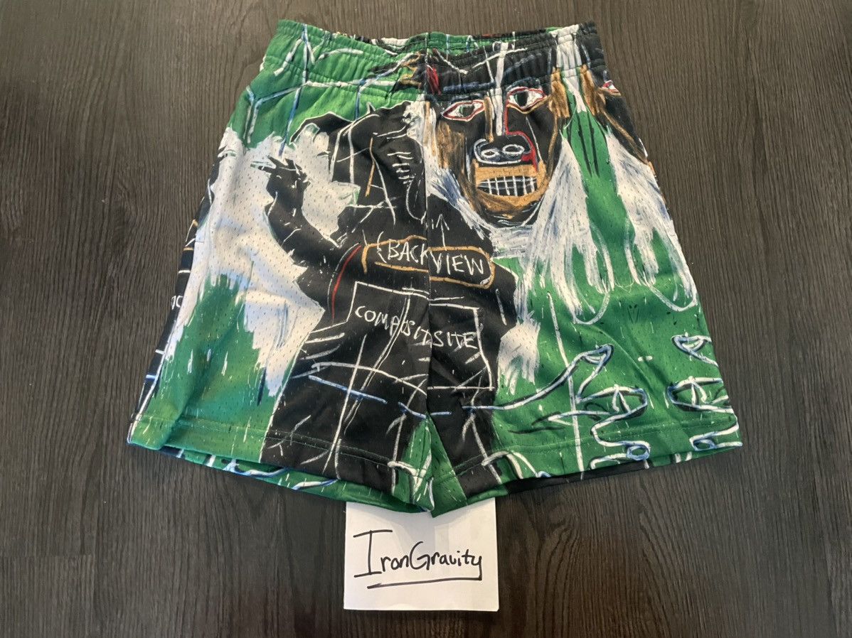 Bravest Studios Bravest Studios Jean-Michel Basquiat Shorts Green Size XS Size US 28 / EU 44 - 1 Thumbnail