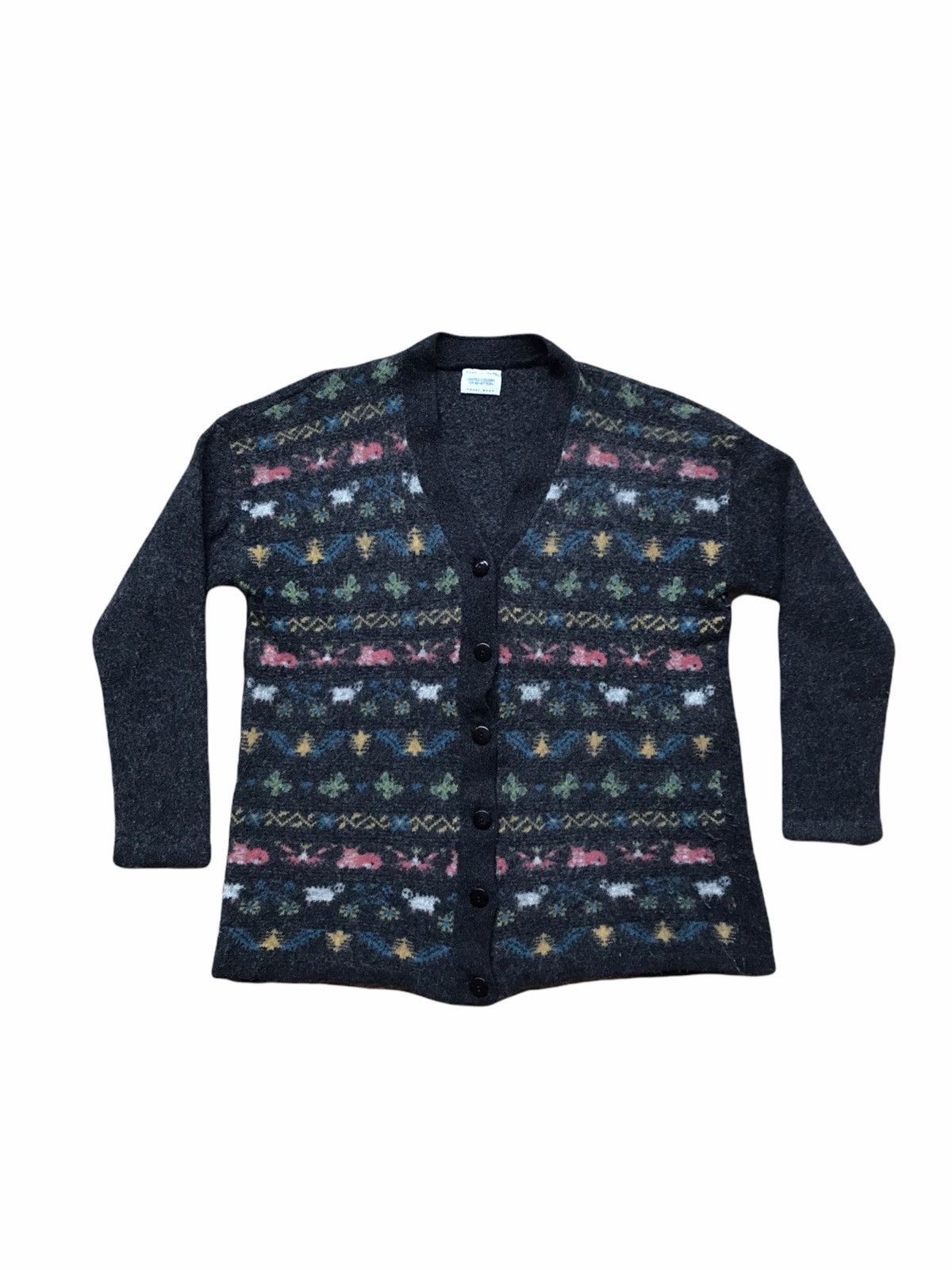 1990s benetton cardigan wool knit