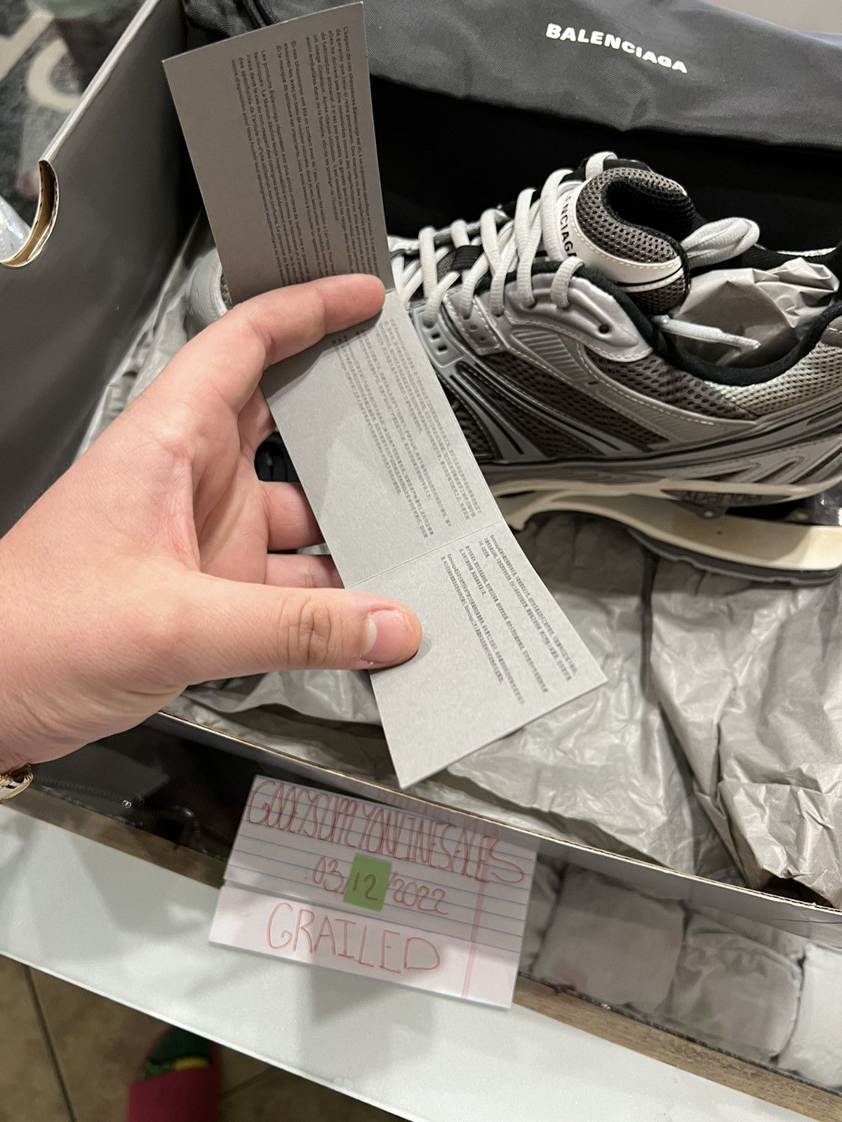 Balenciaga Balenciaga X-Pander Spring-Heel Trainer Sneakers Grey Size US 13 / EU 46 - 14 Thumbnail