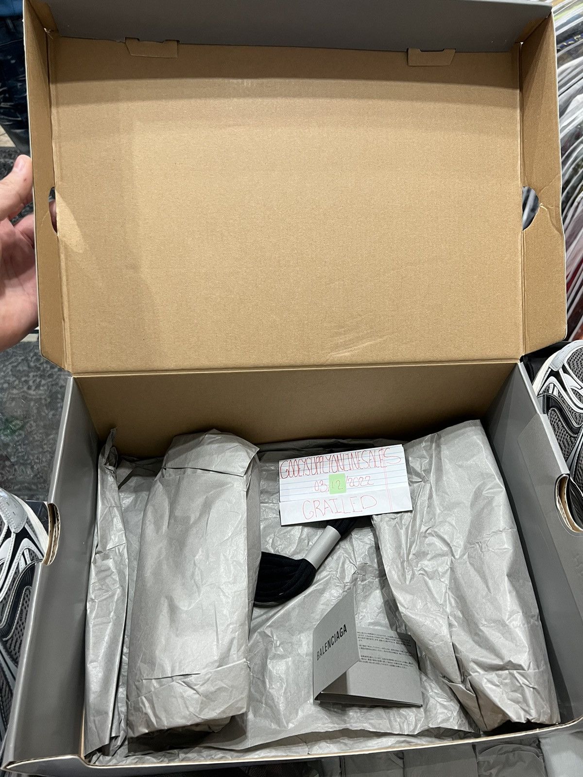 Balenciaga Balenciaga X-Pander Spring-Heel Trainer Sneakers Grey Size US 13 / EU 46 - 16 Thumbnail