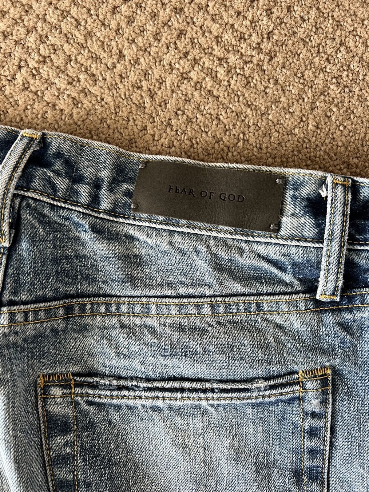 Fear of God Fear Of God denim indigo Size US 32 / EU 48 - 3 Thumbnail