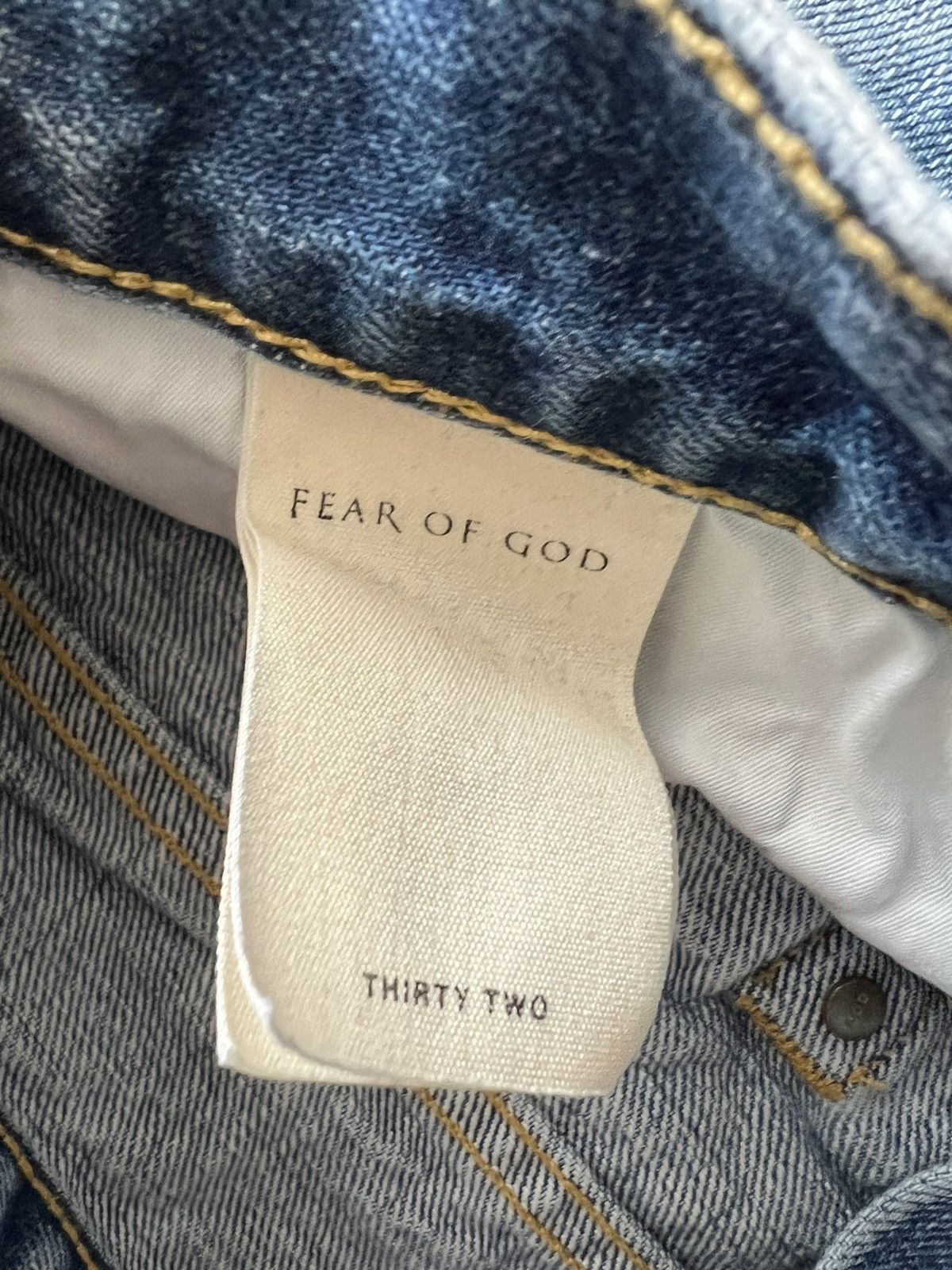Fear of God Fear Of God denim indigo Size US 32 / EU 48 - 5 Thumbnail