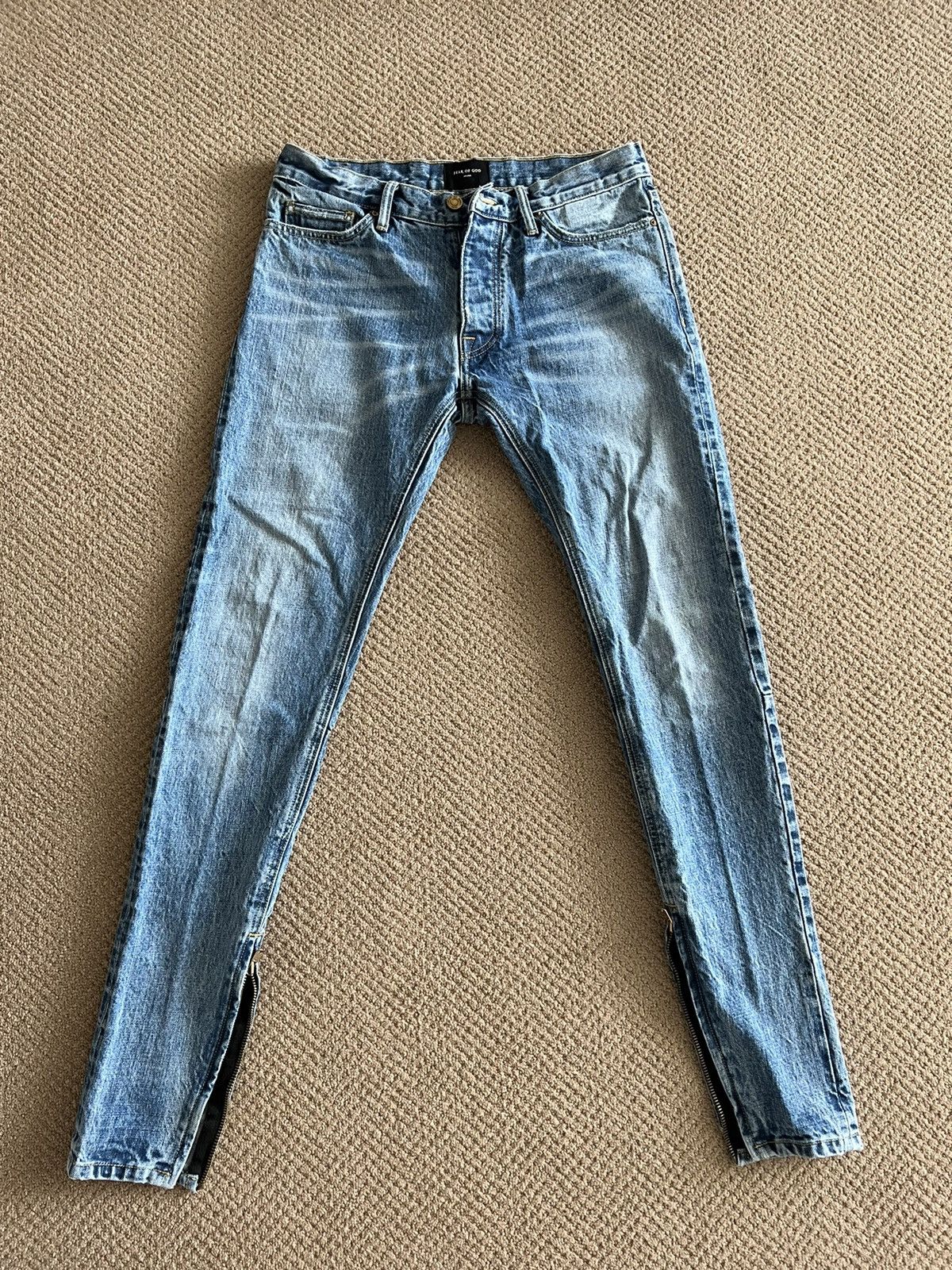 Fear of God Fear Of God denim indigo Size US 32 / EU 48 - 1 Thumbnail