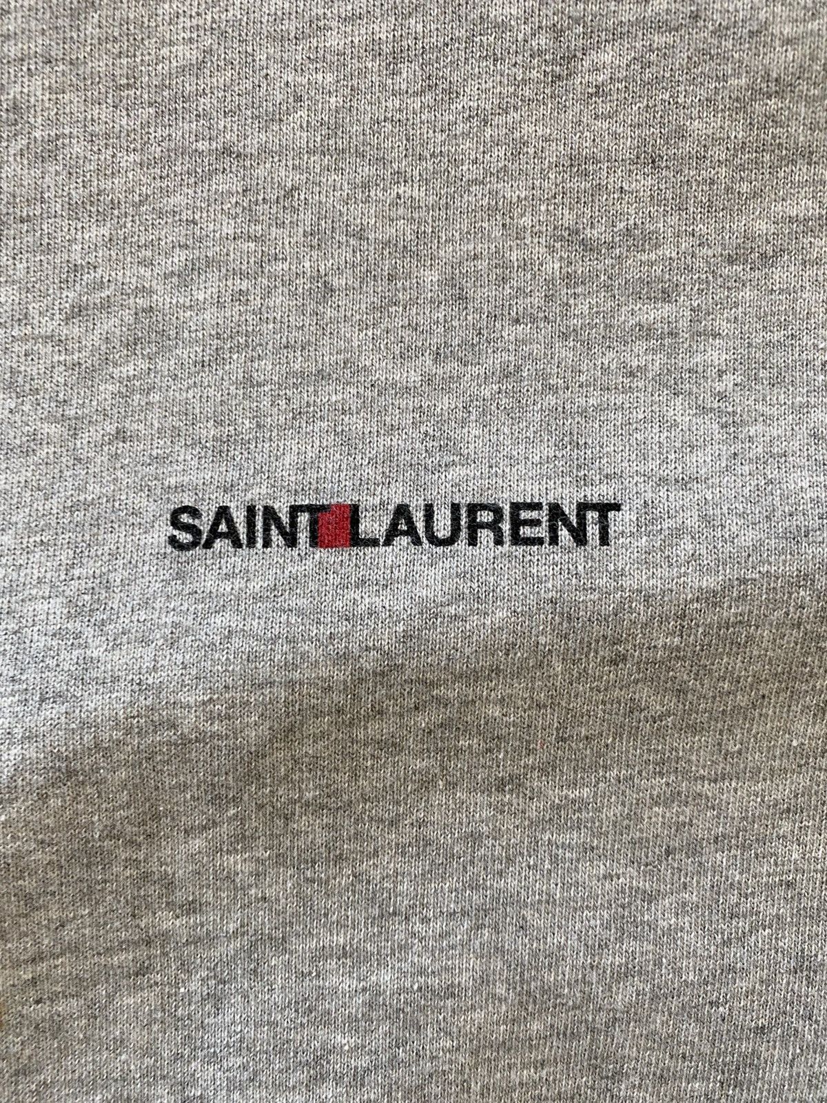 Saint Laurent Paris Saint Laurent Logo Hoodie Size US L / EU 52-54 / 3 - 2 Thumbnail