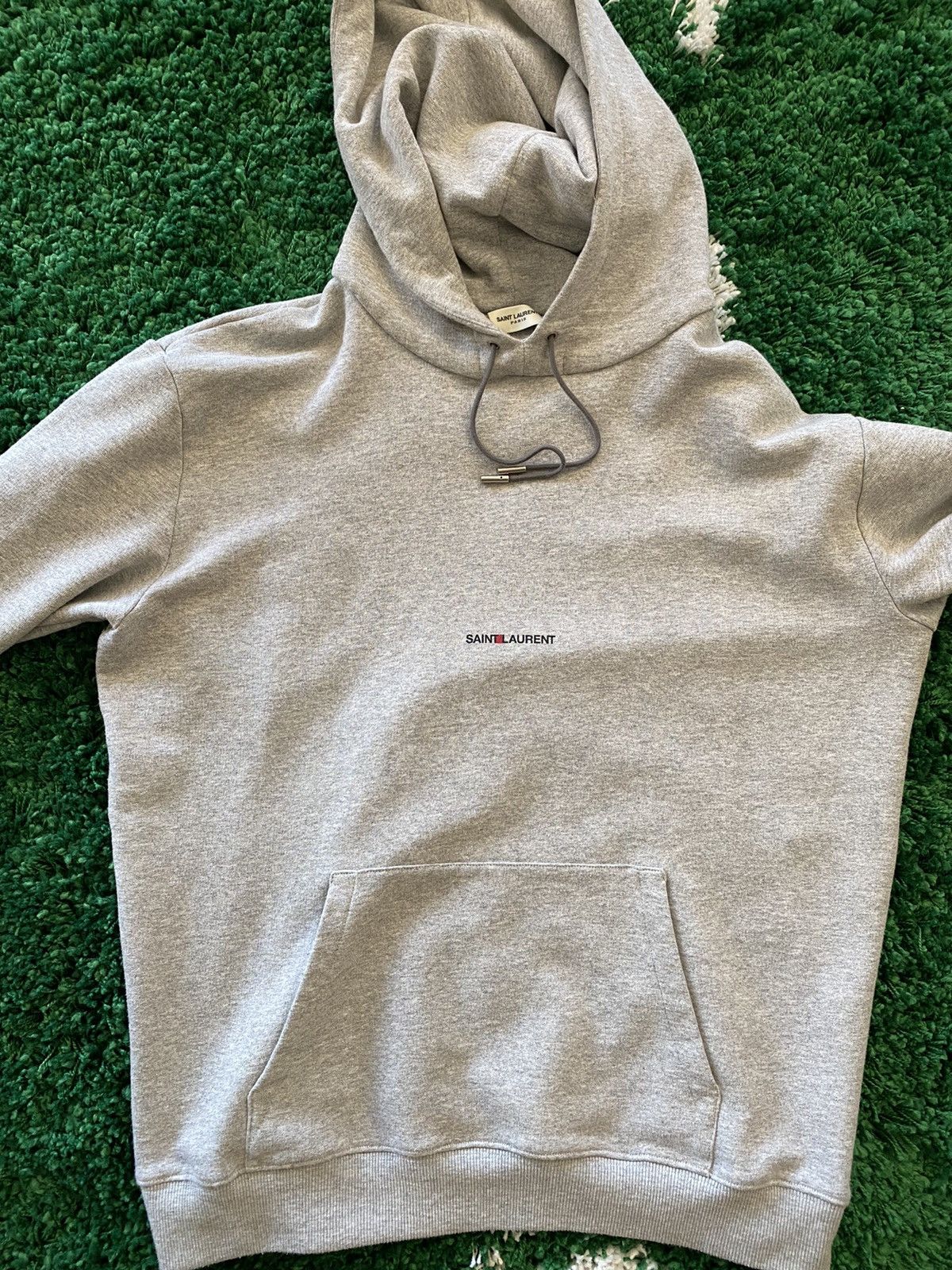 Saint Laurent Paris Saint Laurent Logo Hoodie Size US L / EU 52-54 / 3 - 1 Thumbnail