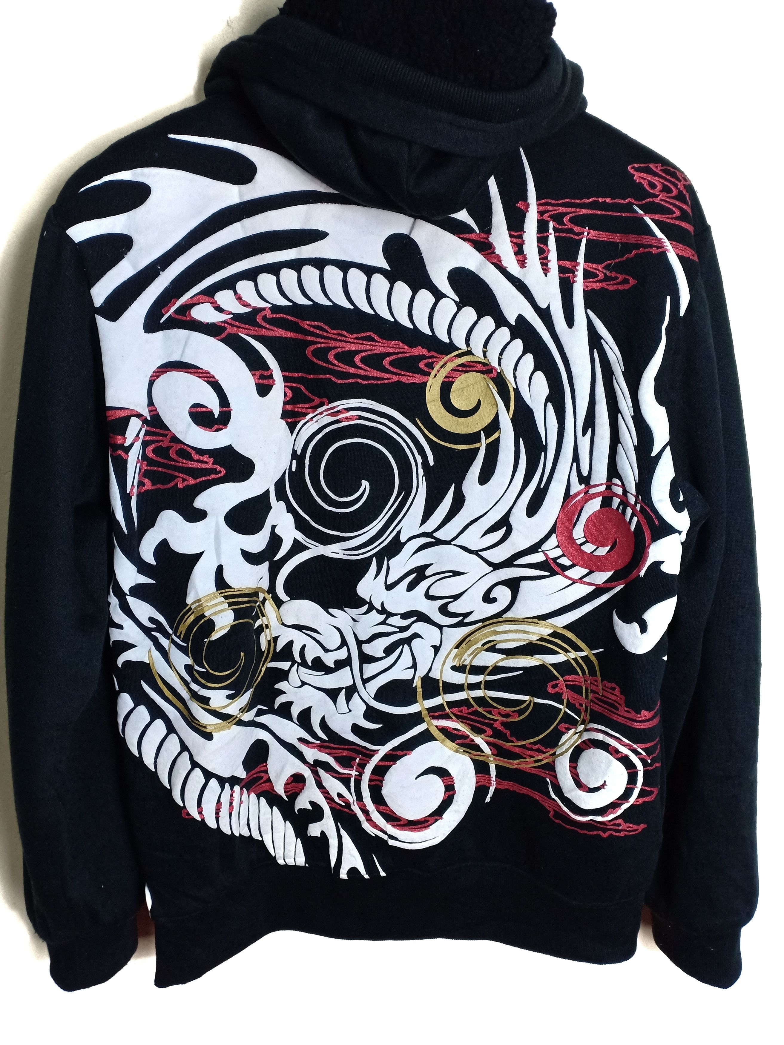 Japanese Brand Japanese Sukajan Dragon Big Logo Sweater Hoodie Size US S / EU 44-46 / 1 - 5 Thumbnail