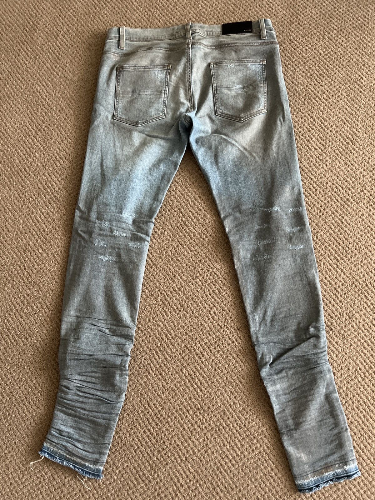 Amiri Amiri denim metallic indigo stack Size US 31 - 6 Thumbnail