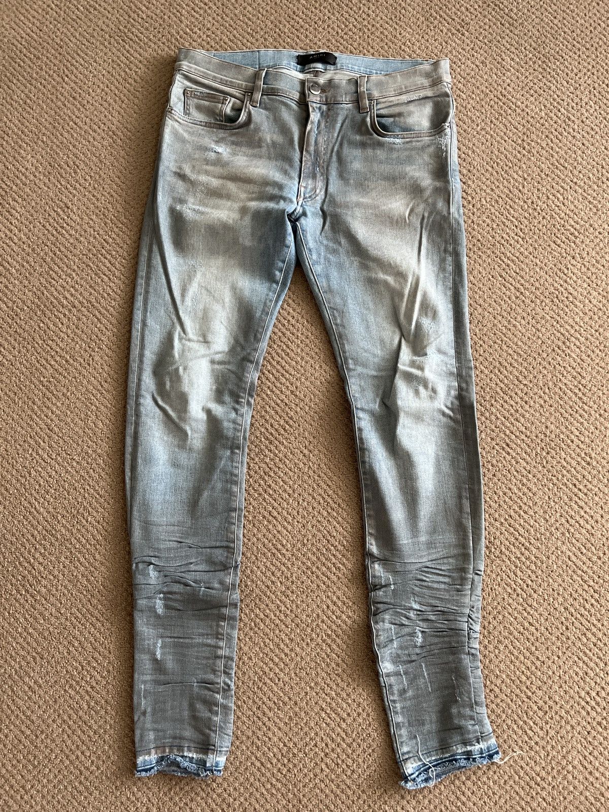 Amiri Amiri denim metallic indigo stack Size US 31 - 1 Thumbnail